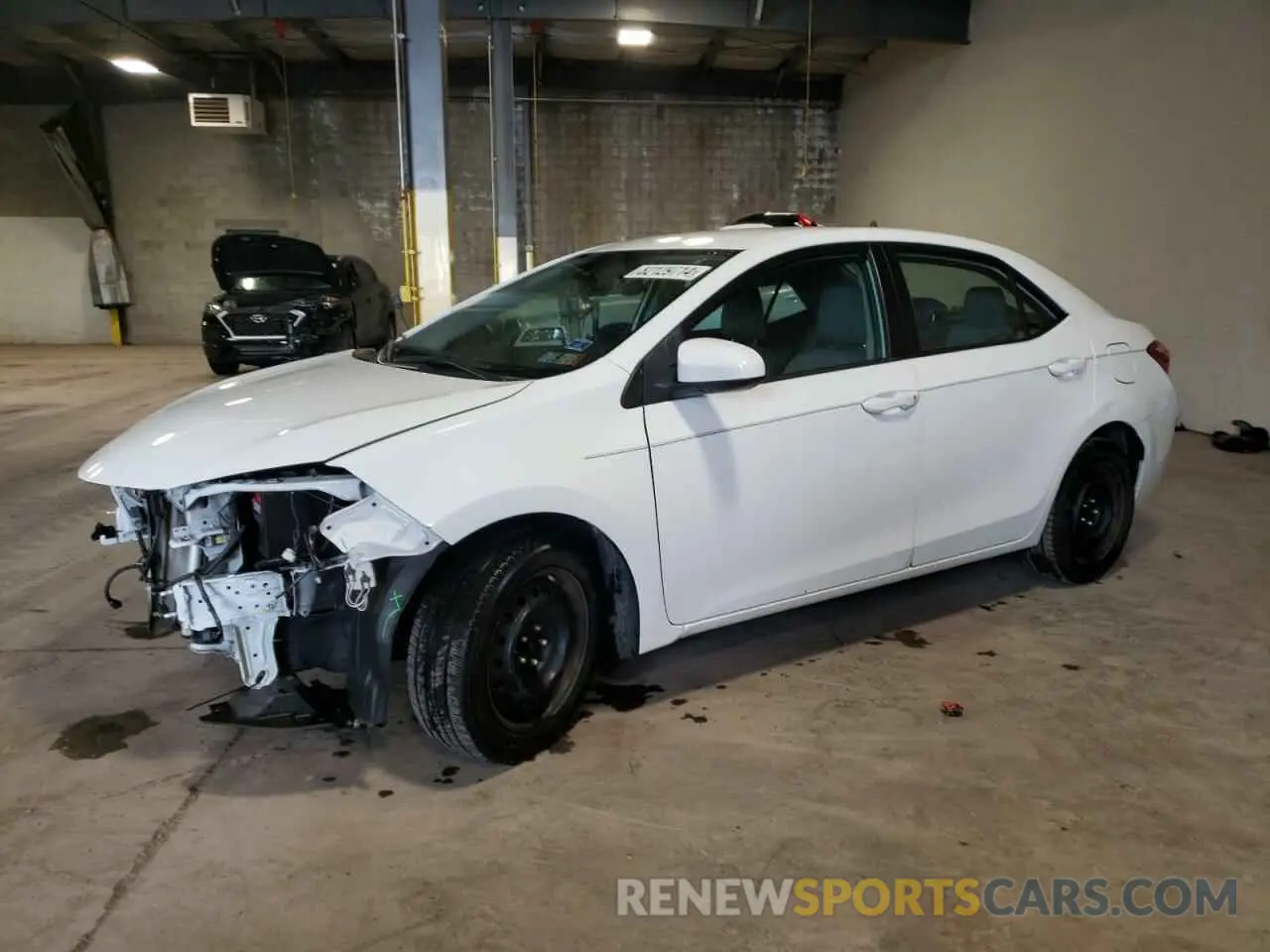 1 fotografías del automóvil dañado 2T1BURHE7KC187828 TOYOTA COROLLA 2019