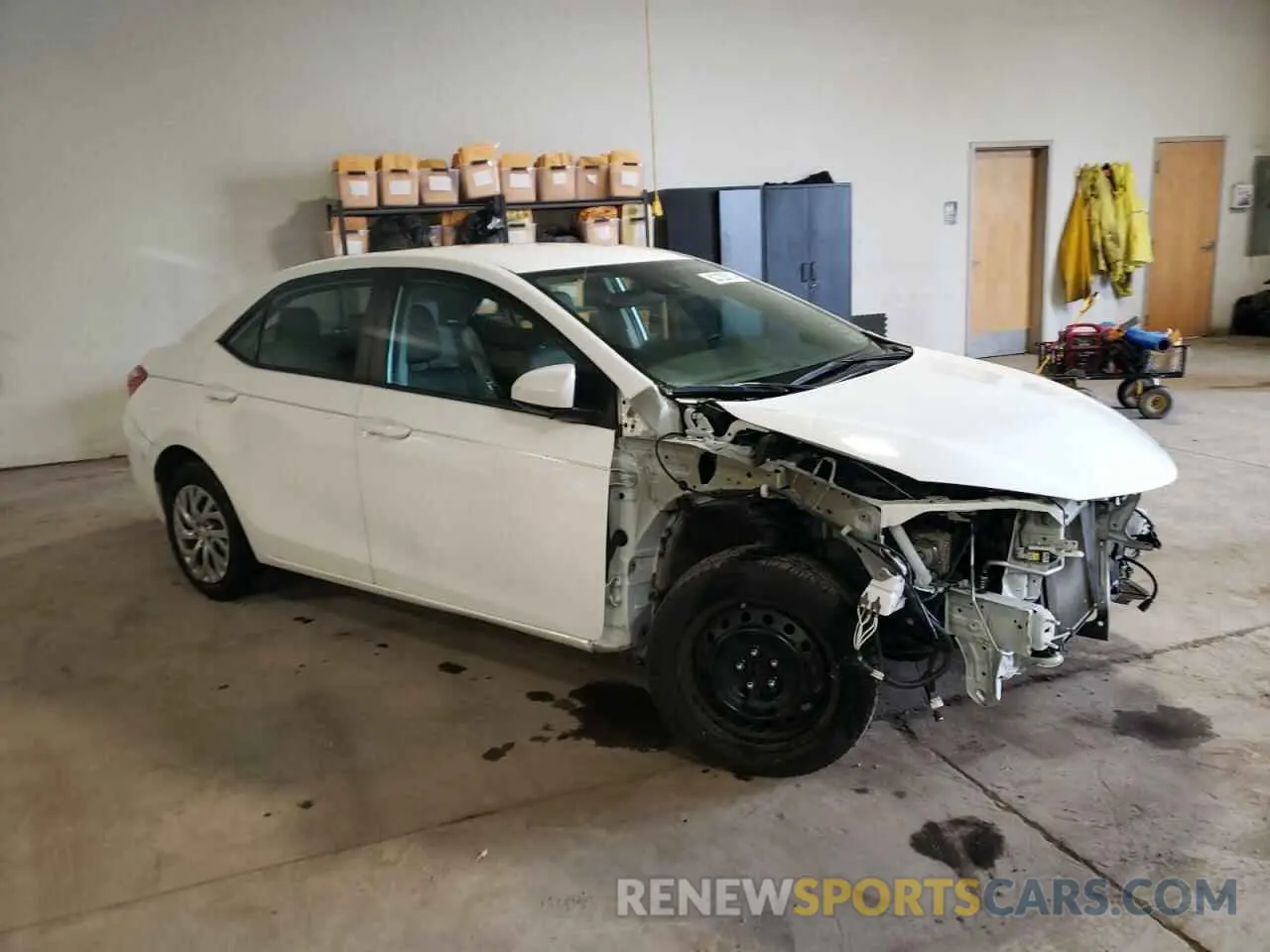 4 fotografías del automóvil dañado 2T1BURHE7KC187828 TOYOTA COROLLA 2019