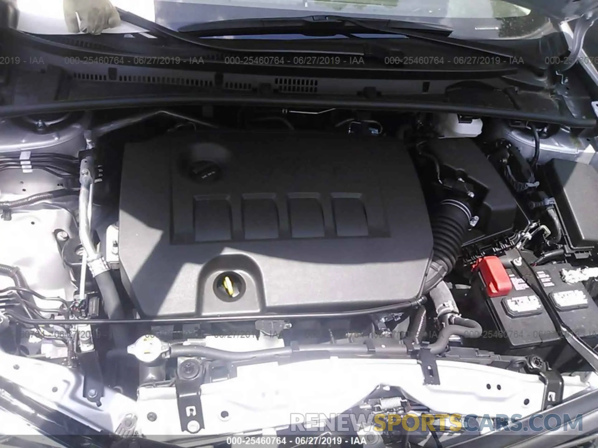10 fotografías del automóvil dañado 2T1BURHE7KC193029 TOYOTA COROLLA 2019