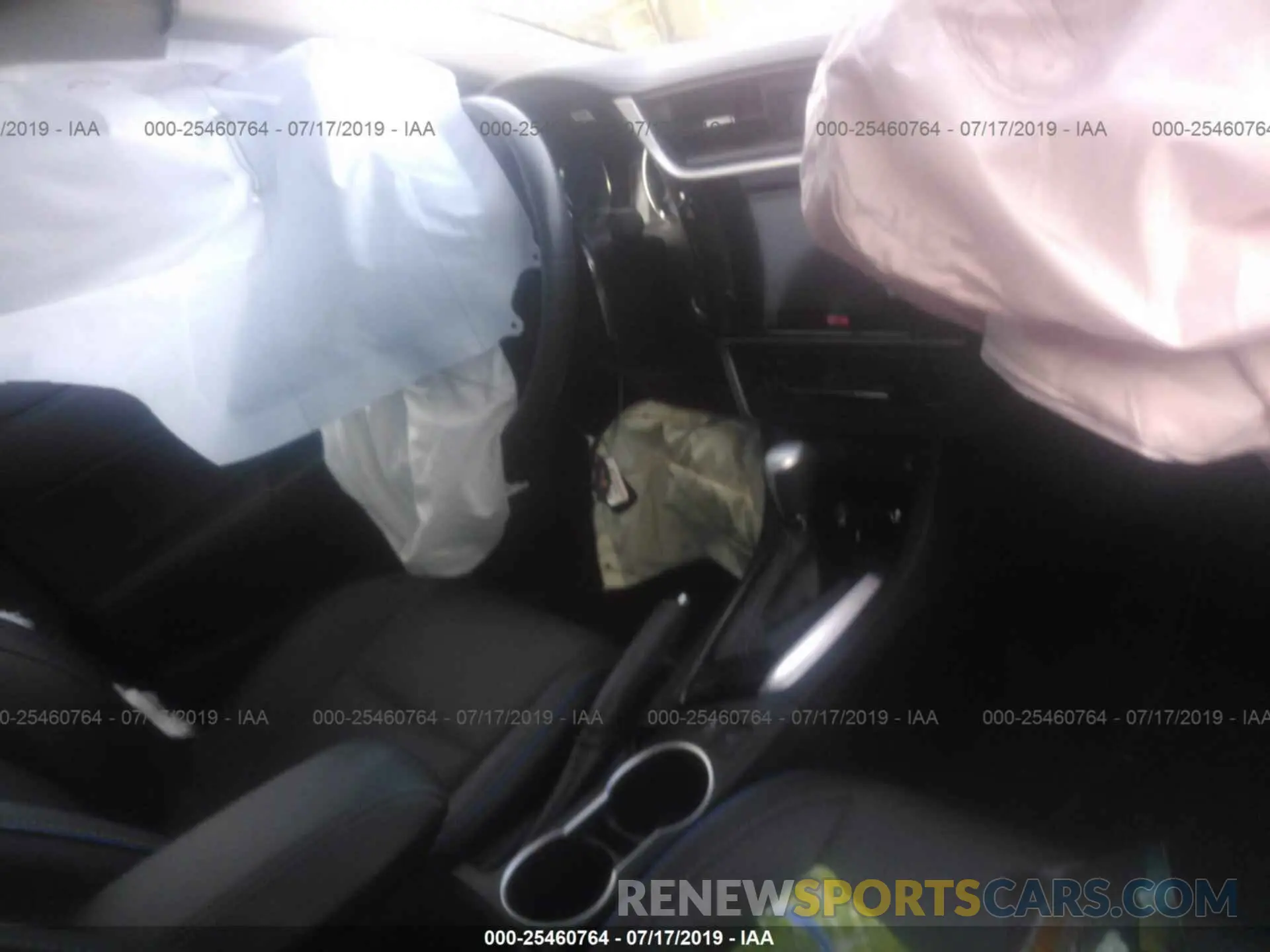 5 fotografías del automóvil dañado 2T1BURHE7KC193029 TOYOTA COROLLA 2019