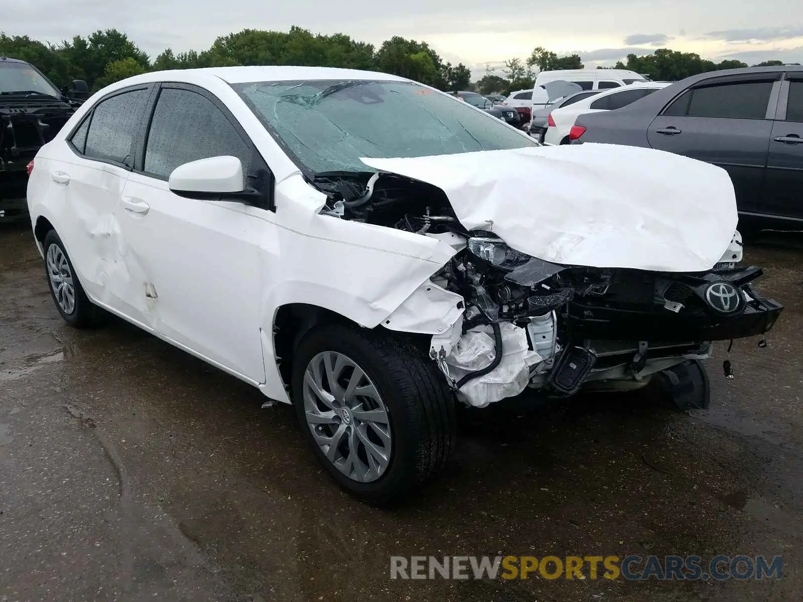 1 fotografías del automóvil dañado 2T1BURHE7KC197422 TOYOTA COROLLA 2019