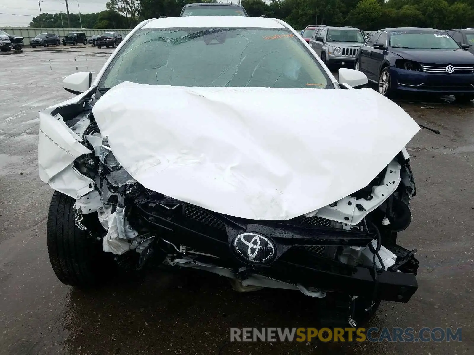 7 fotografías del automóvil dañado 2T1BURHE7KC197422 TOYOTA COROLLA 2019
