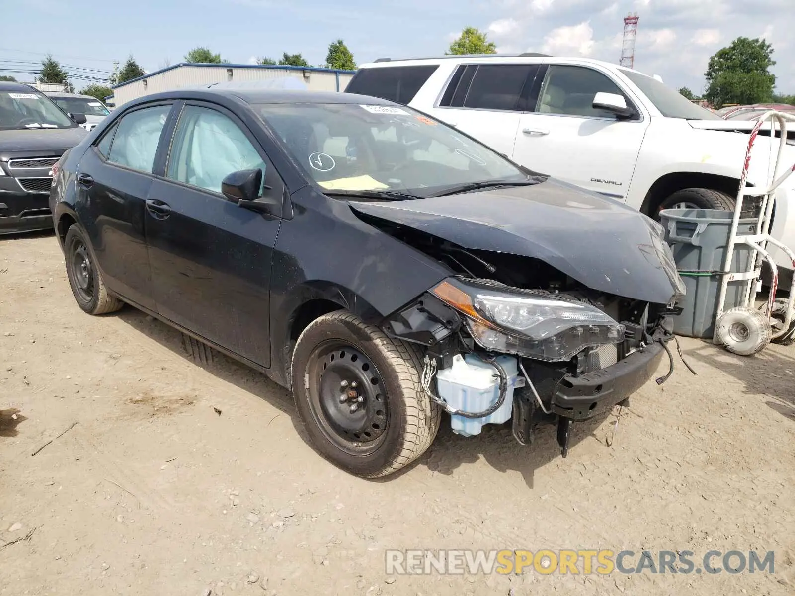 1 fotografías del automóvil dañado 2T1BURHE7KC198117 TOYOTA COROLLA 2019