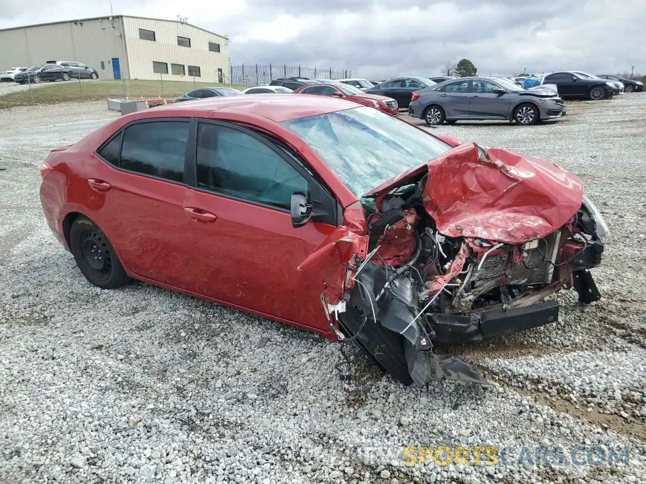 4 fotografías del automóvil dañado 2T1BURHE7KC205566 TOYOTA COROLLA 2019