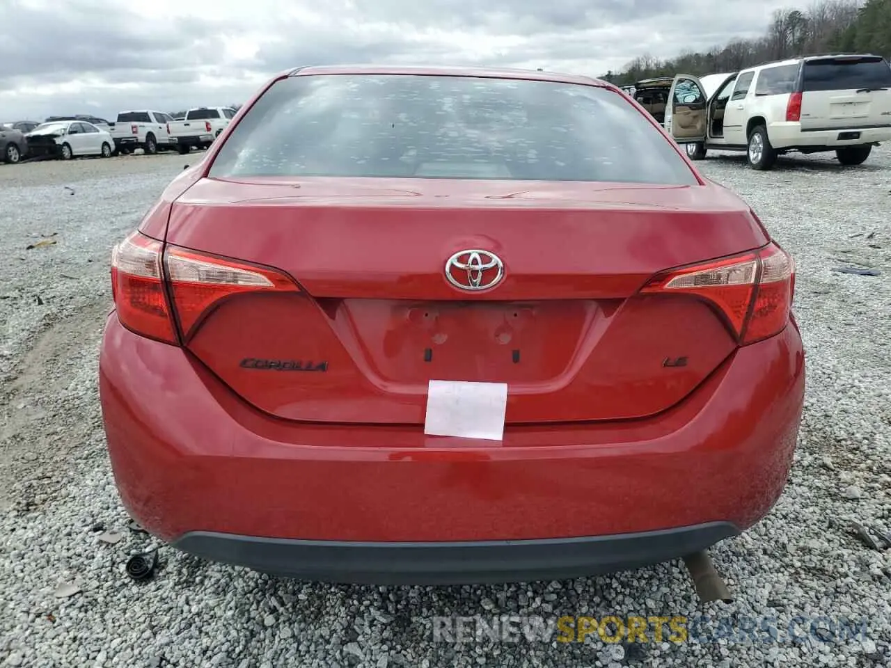 6 fotografías del automóvil dañado 2T1BURHE7KC205566 TOYOTA COROLLA 2019