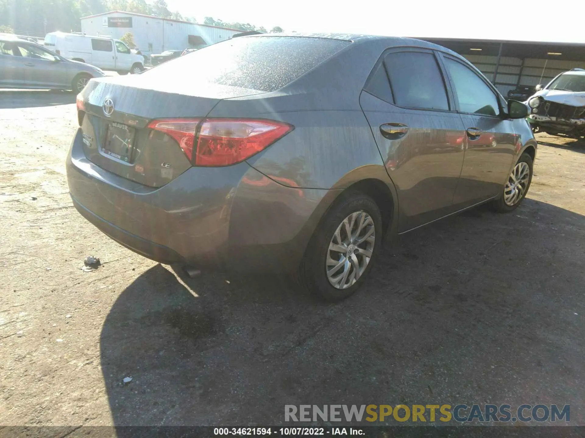 4 fotografías del automóvil dañado 2T1BURHE7KC209309 TOYOTA COROLLA 2019