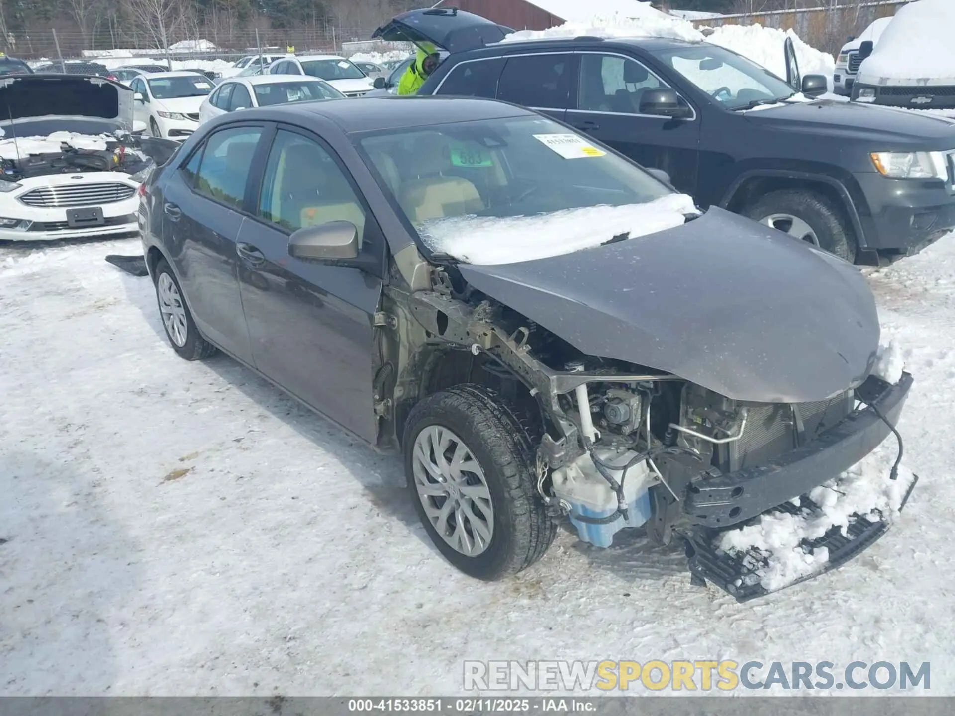 1 fotografías del automóvil dañado 2T1BURHE7KC209603 TOYOTA COROLLA 2019