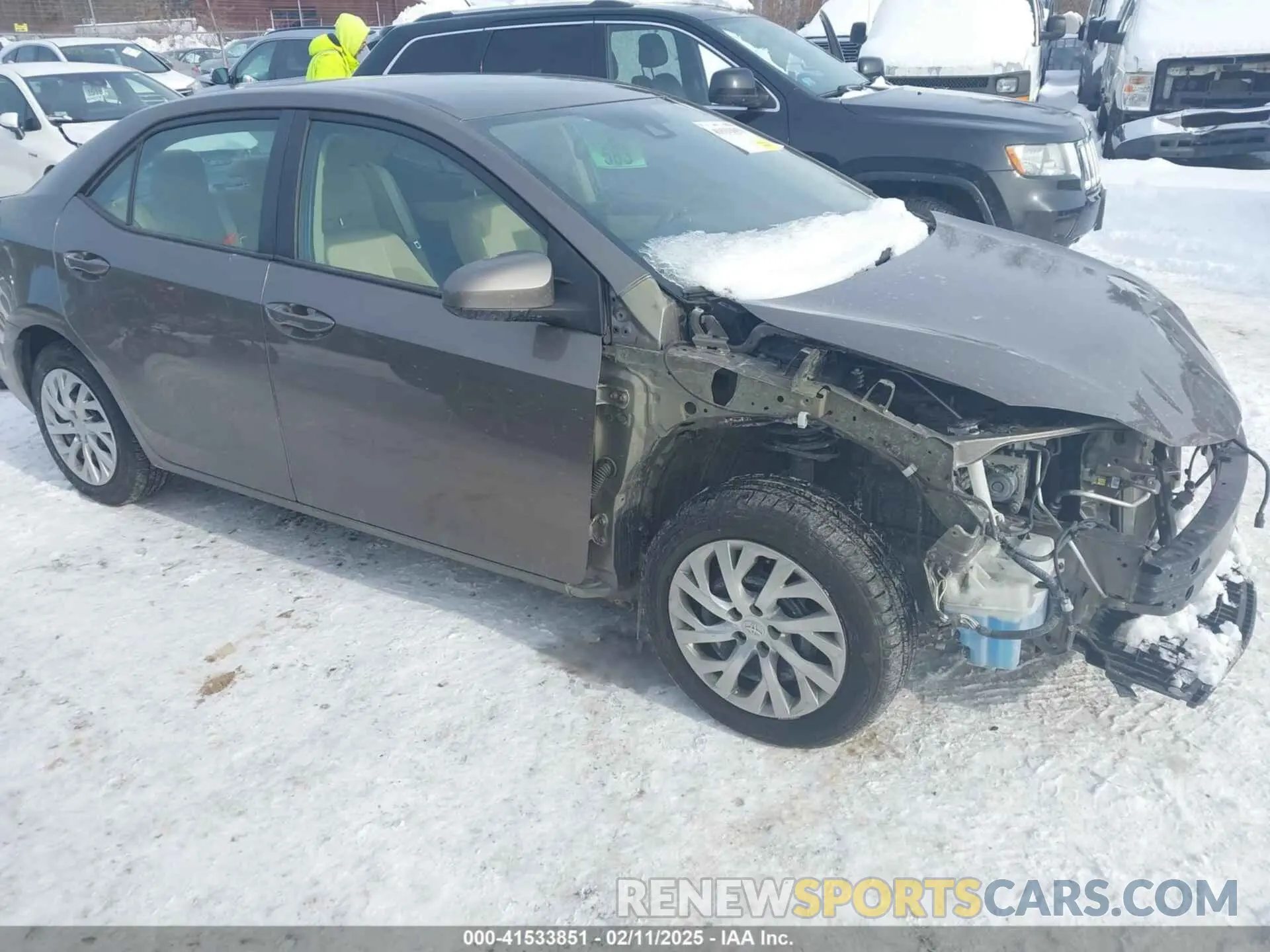 13 fotografías del automóvil dañado 2T1BURHE7KC209603 TOYOTA COROLLA 2019