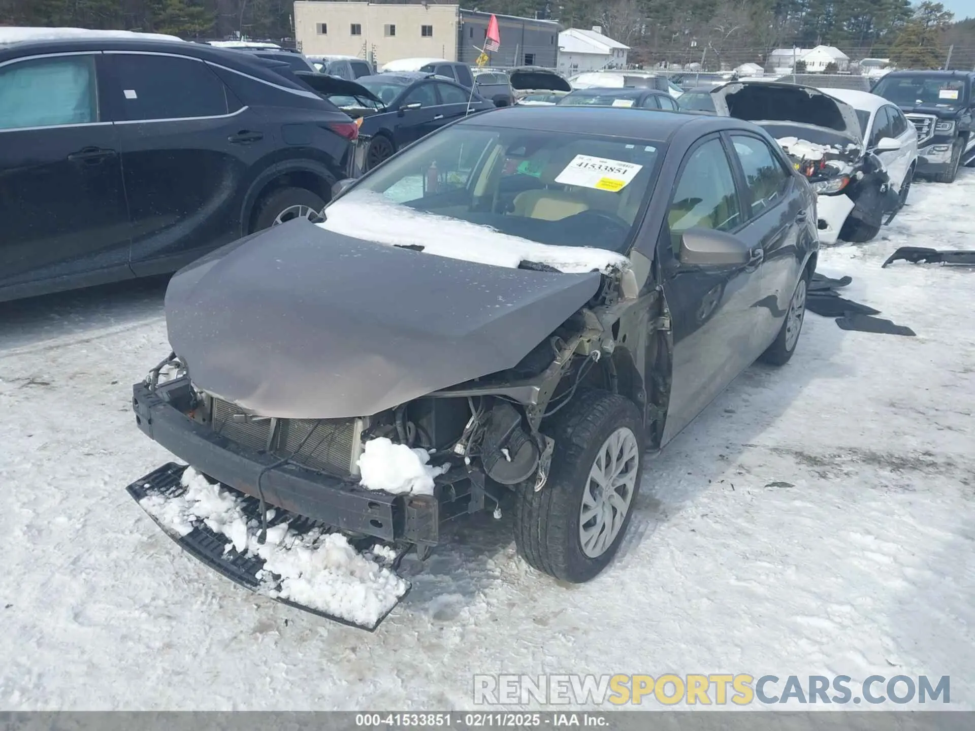 2 fotografías del automóvil dañado 2T1BURHE7KC209603 TOYOTA COROLLA 2019