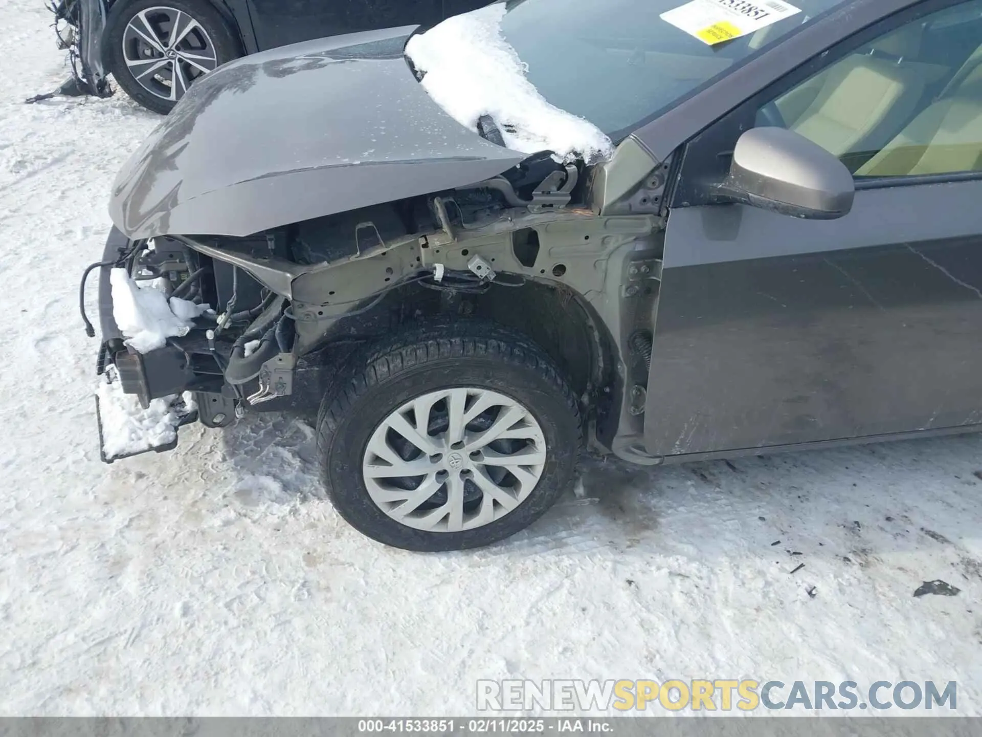 6 fotografías del automóvil dañado 2T1BURHE7KC209603 TOYOTA COROLLA 2019