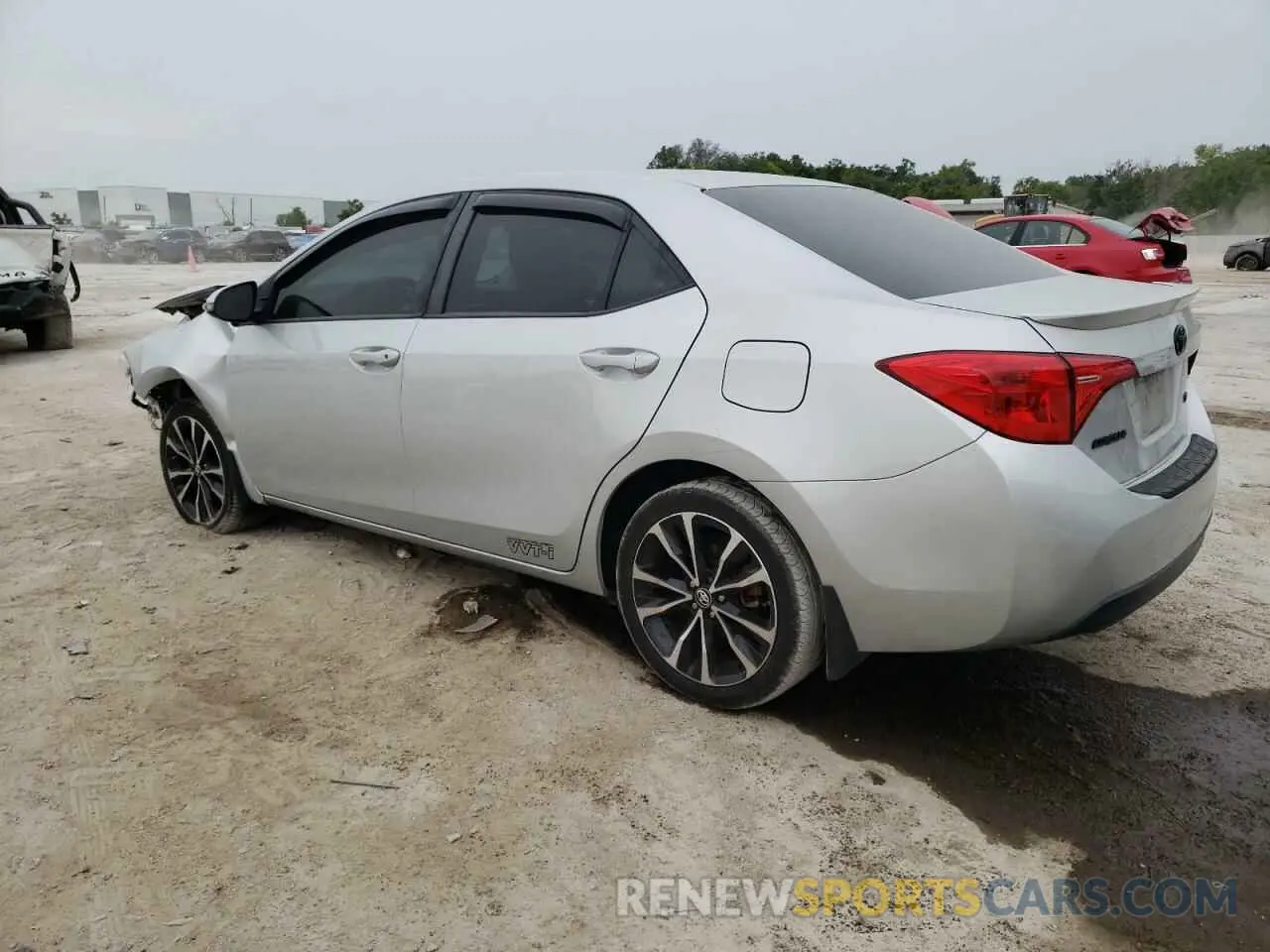 2 fotografías del automóvil dañado 2T1BURHE7KC211819 TOYOTA COROLLA 2019