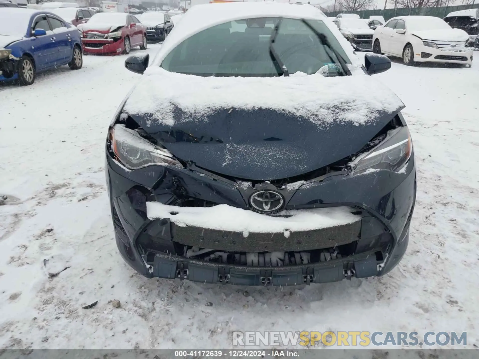 12 fotografías del automóvil dañado 2T1BURHE7KC212680 TOYOTA COROLLA 2019