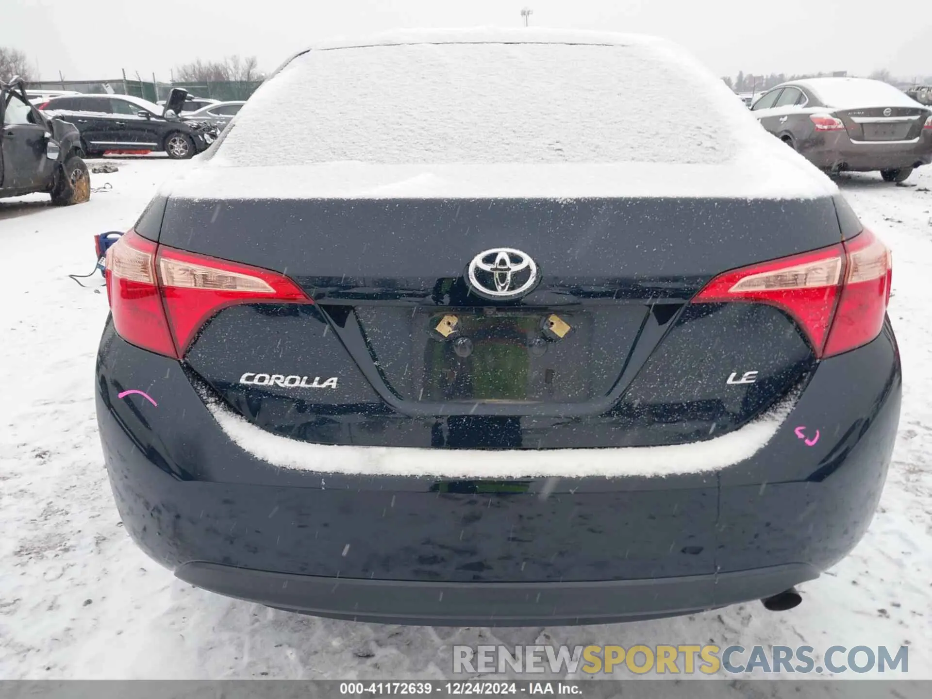 16 fotografías del automóvil dañado 2T1BURHE7KC212680 TOYOTA COROLLA 2019