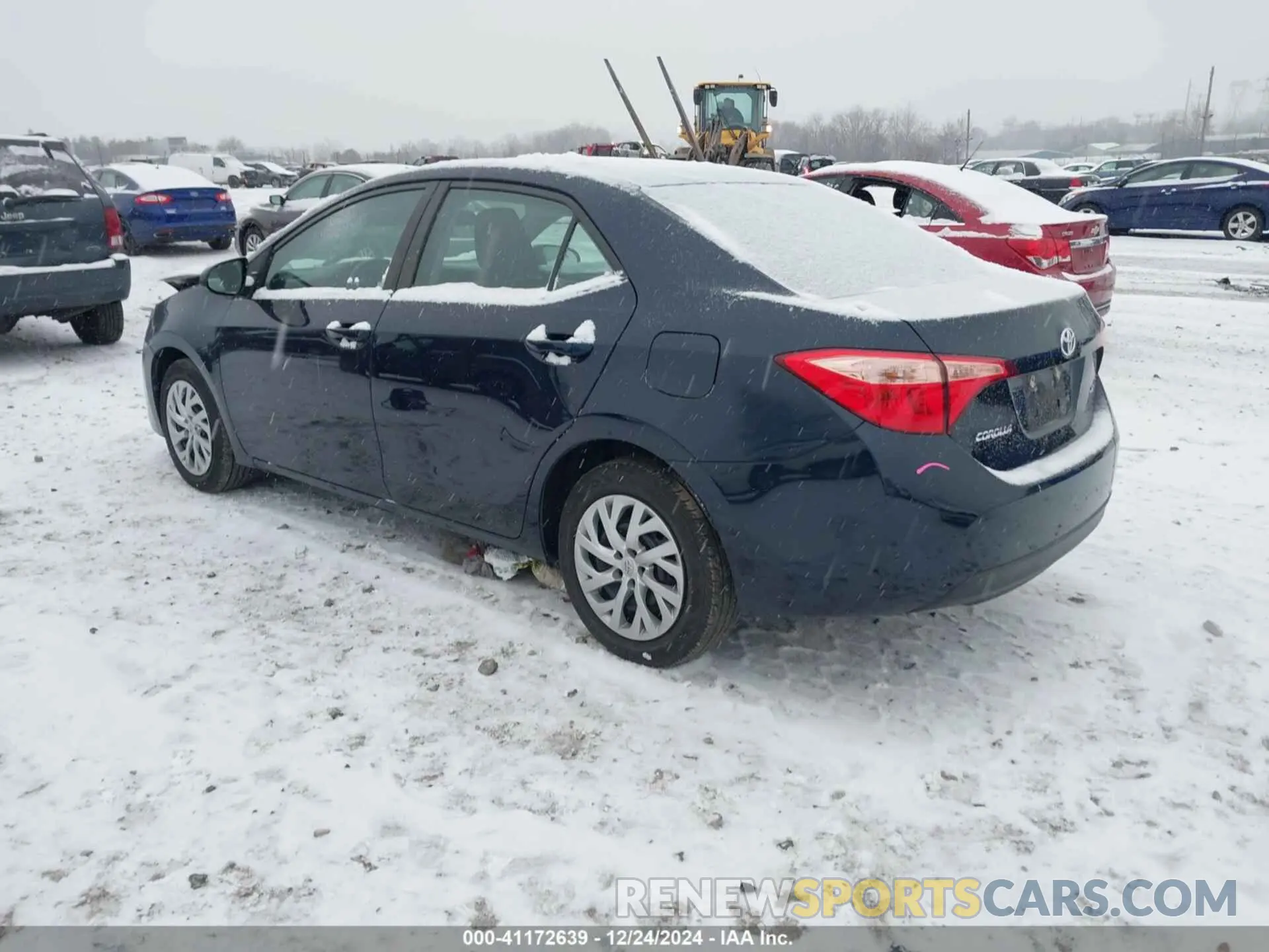 3 fotografías del automóvil dañado 2T1BURHE7KC212680 TOYOTA COROLLA 2019