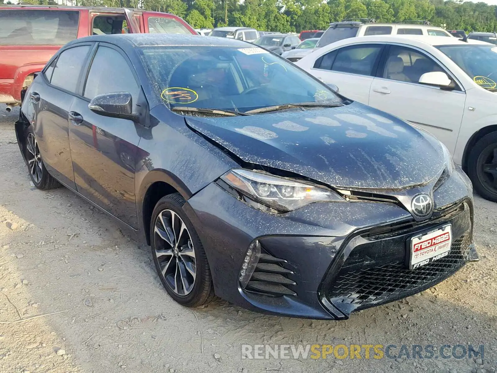 1 fotografías del automóvil dañado 2T1BURHE7KC217314 TOYOTA COROLLA 2019