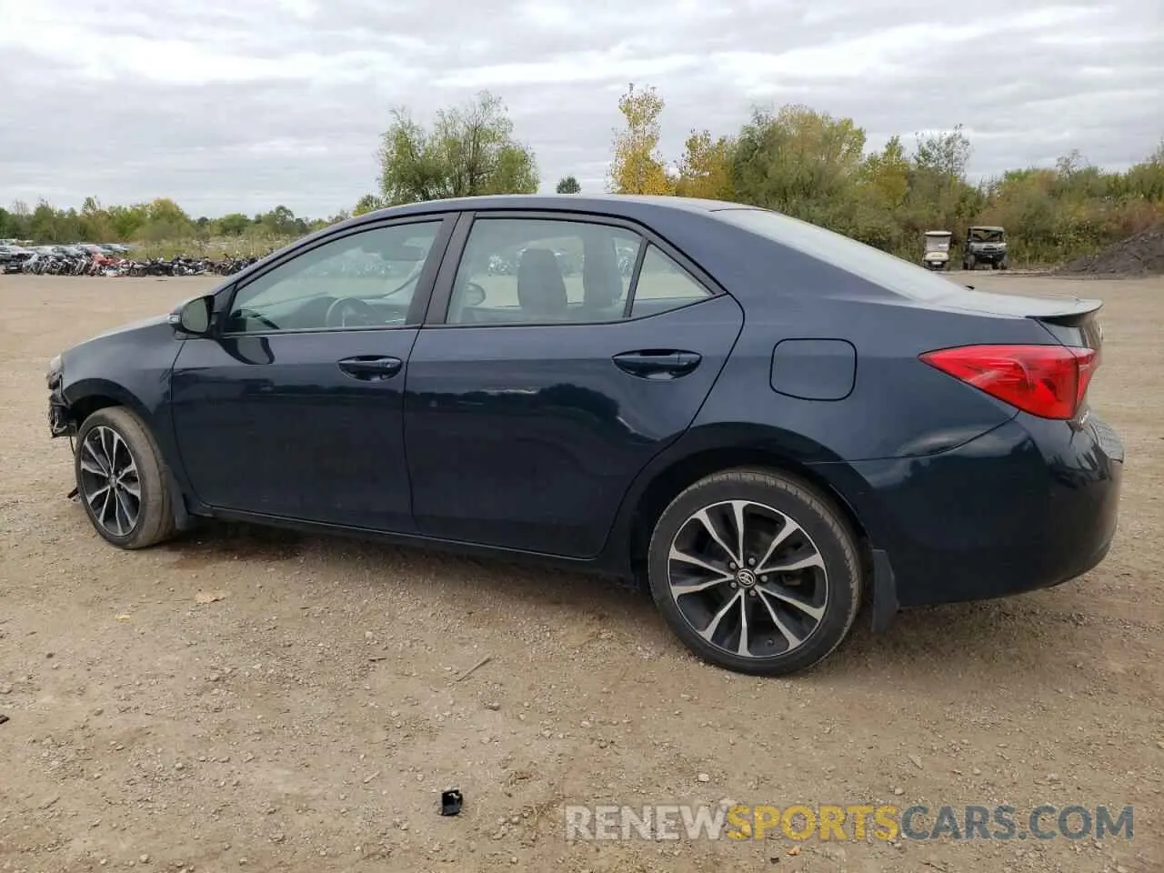 2 fotografías del automóvil dañado 2T1BURHE7KC223050 TOYOTA COROLLA 2019