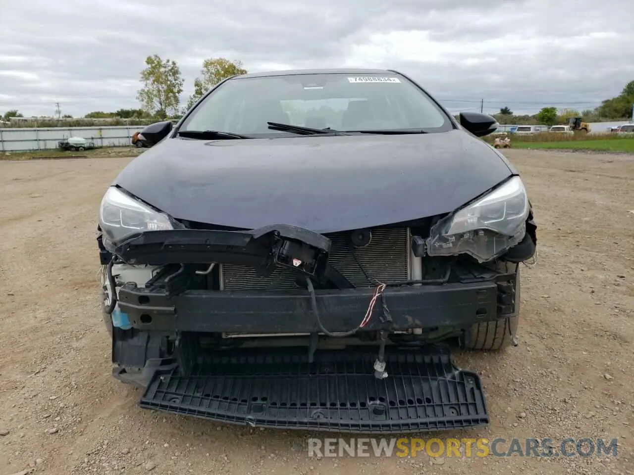 5 fotografías del automóvil dañado 2T1BURHE7KC223050 TOYOTA COROLLA 2019