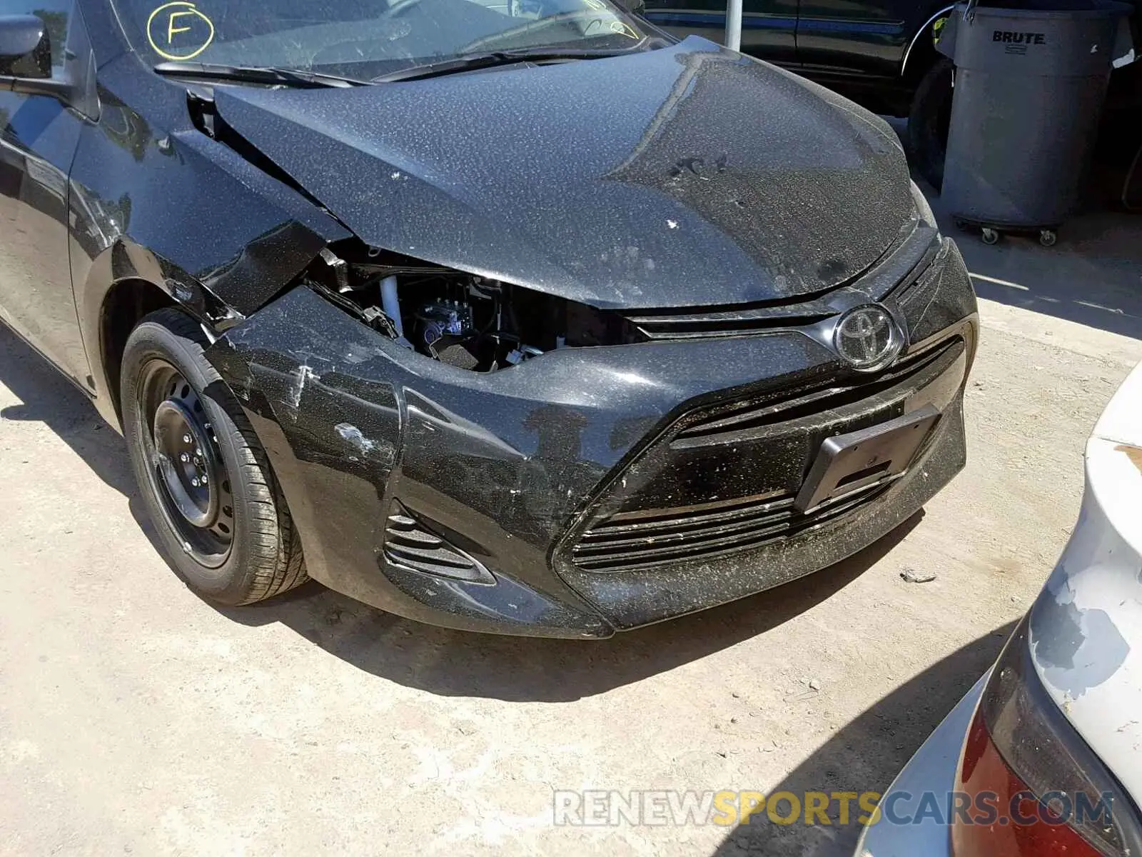 9 fotografías del automóvil dañado 2T1BURHE7KC224327 TOYOTA COROLLA 2019
