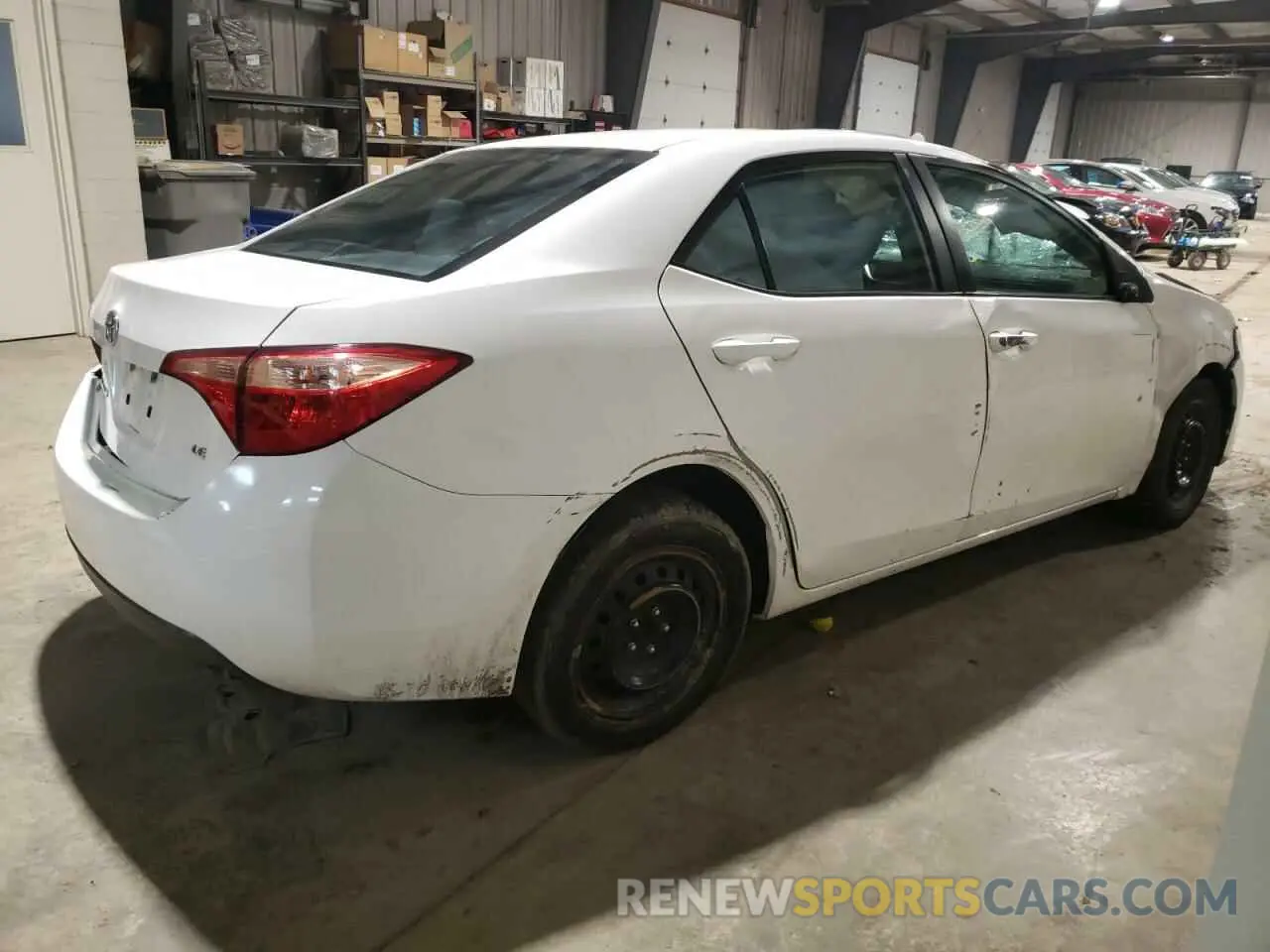 3 fotografías del automóvil dañado 2T1BURHE7KC228278 TOYOTA COROLLA 2019