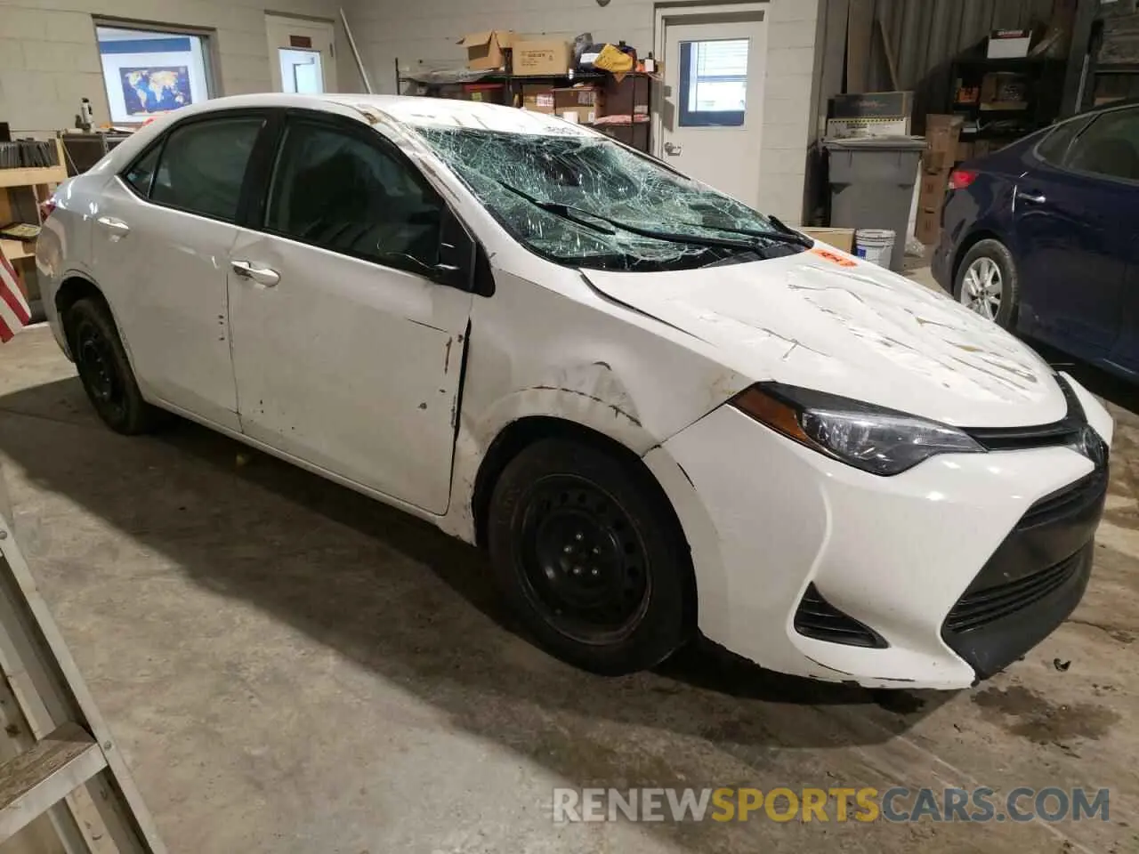 4 fotografías del automóvil dañado 2T1BURHE7KC228278 TOYOTA COROLLA 2019