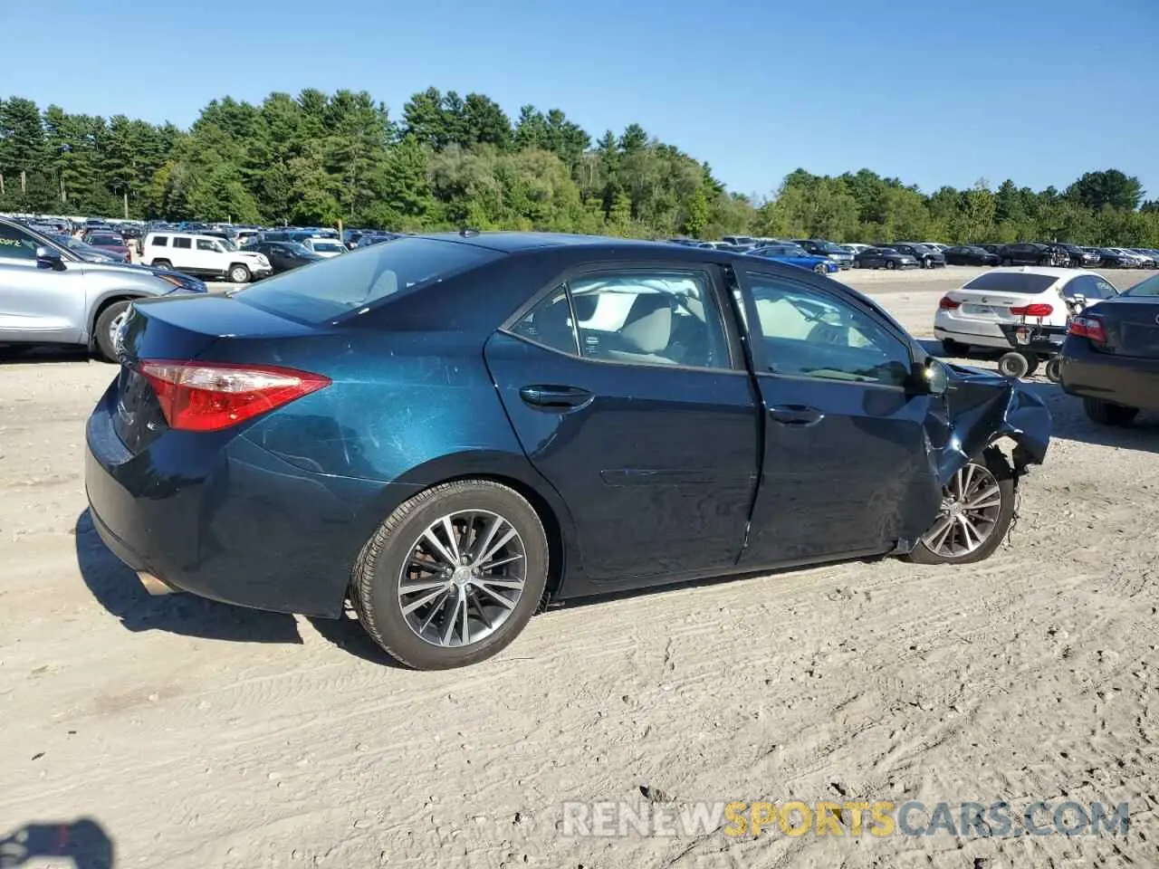 3 fotografías del automóvil dañado 2T1BURHE7KC240656 TOYOTA COROLLA 2019