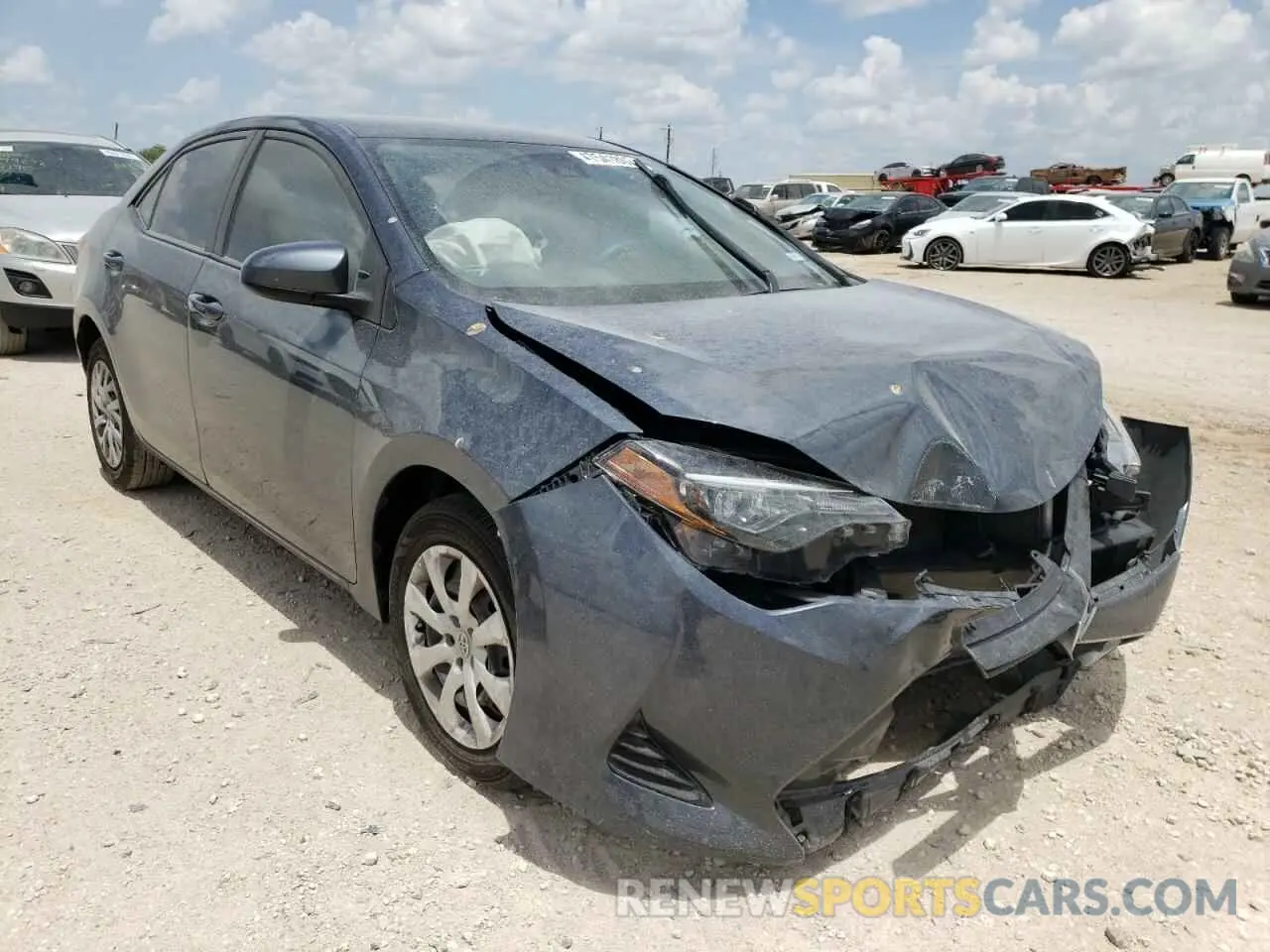 1 fotografías del automóvil dañado 2T1BURHE7KC241693 TOYOTA COROLLA 2019