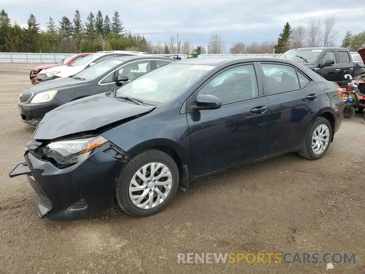 1 fotografías del automóvil dañado 2T1BURHE7KC243735 TOYOTA COROLLA 2019