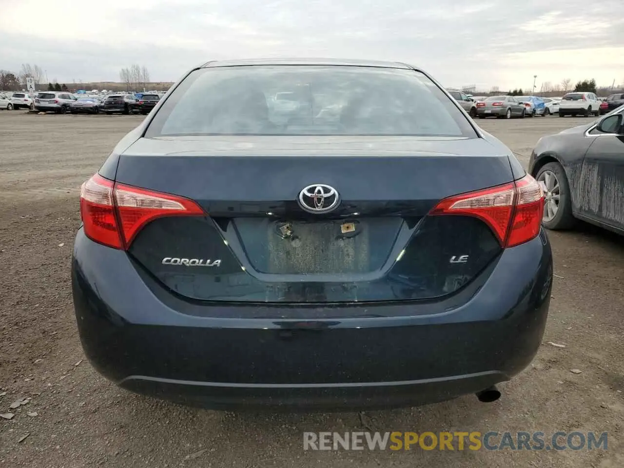 6 fotografías del automóvil dañado 2T1BURHE7KC243735 TOYOTA COROLLA 2019