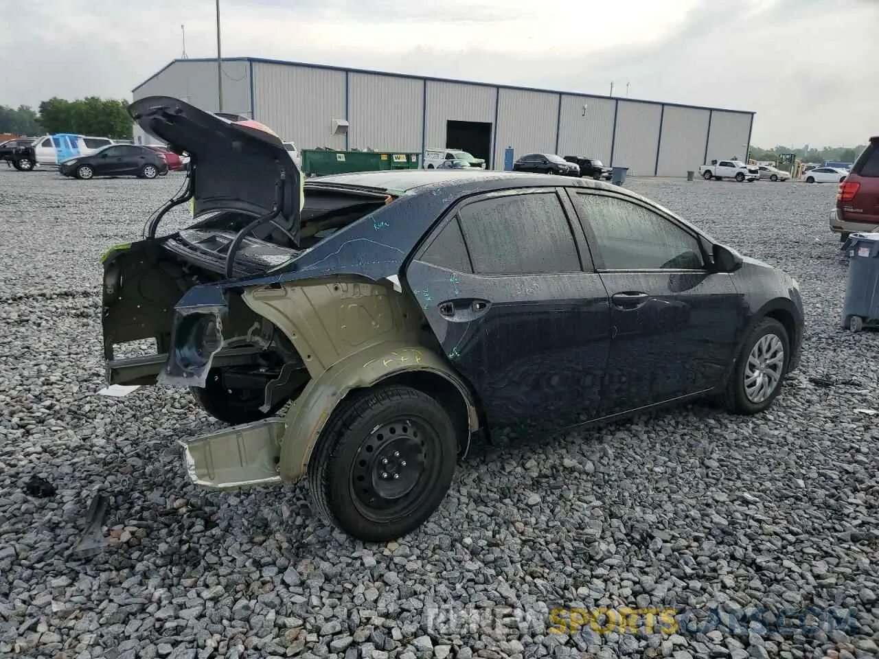 3 fotografías del automóvil dañado 2T1BURHE8KC144759 TOYOTA COROLLA 2019