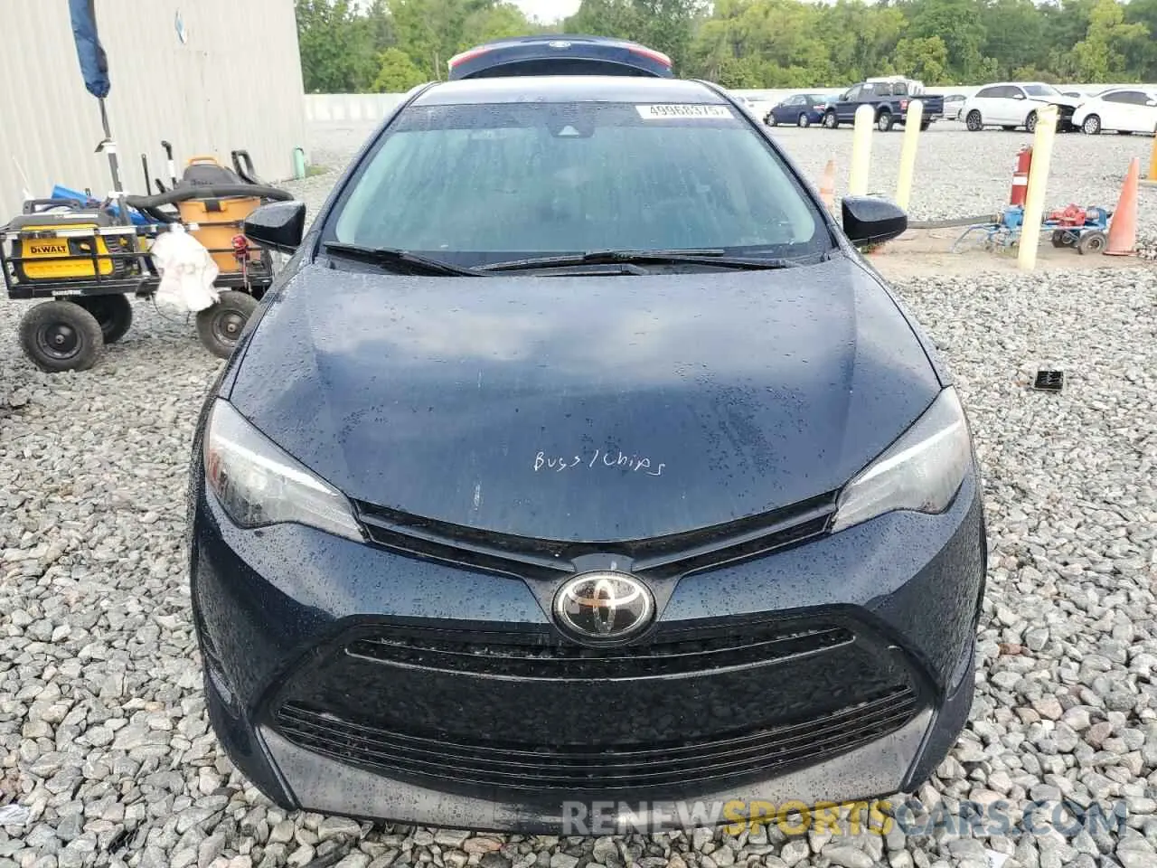 5 fotografías del automóvil dañado 2T1BURHE8KC144759 TOYOTA COROLLA 2019