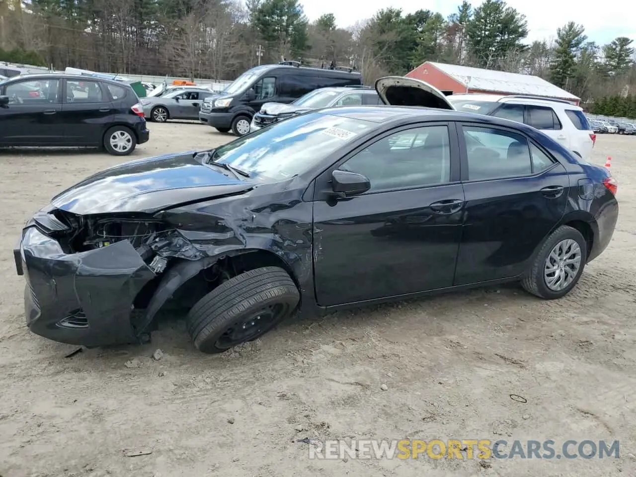 1 fotografías del automóvil dañado 2T1BURHE8KC145085 TOYOTA COROLLA 2019