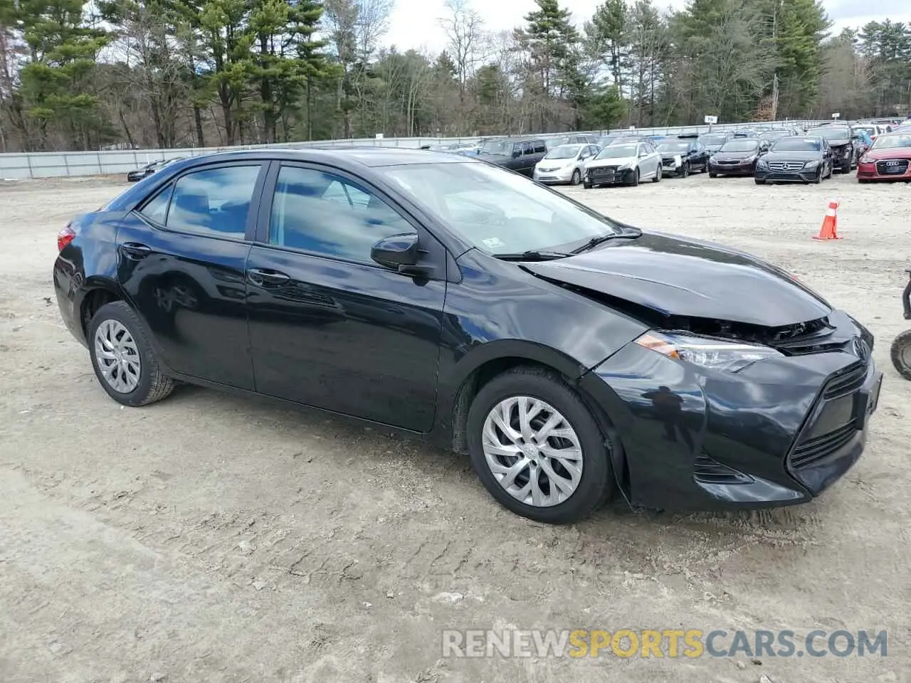 4 fotografías del automóvil dañado 2T1BURHE8KC145085 TOYOTA COROLLA 2019