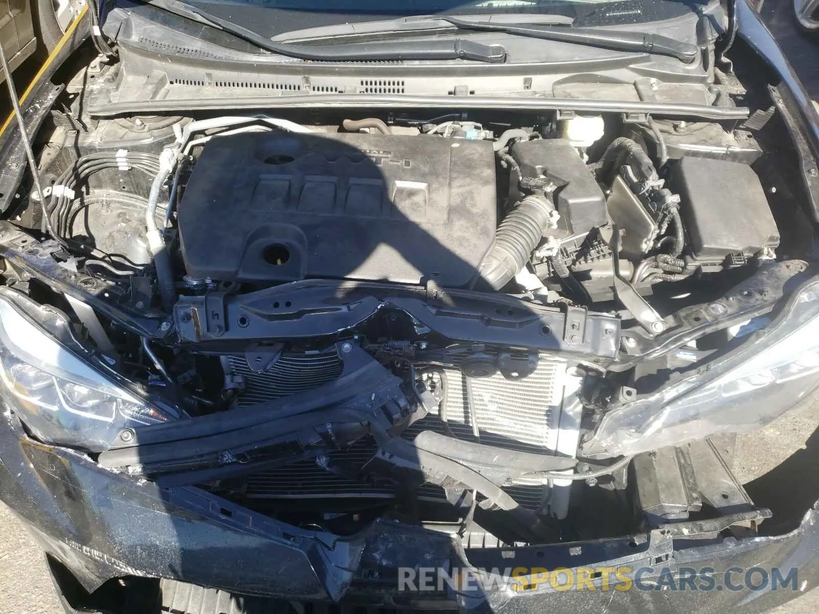 7 fotografías del automóvil dañado 2T1BURHE8KC145376 TOYOTA COROLLA 2019