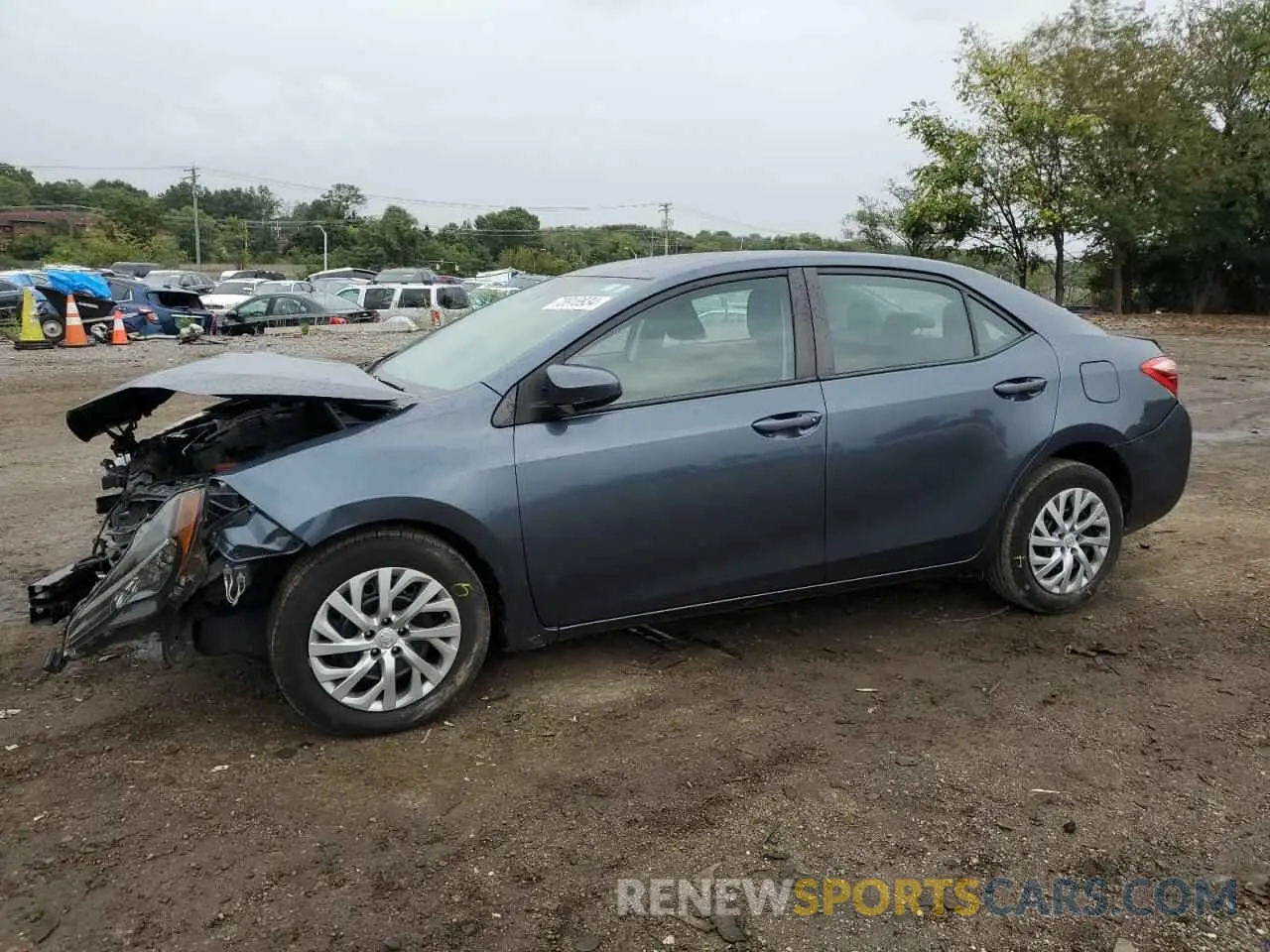 1 fotografías del automóvil dañado 2T1BURHE8KC147693 TOYOTA COROLLA 2019