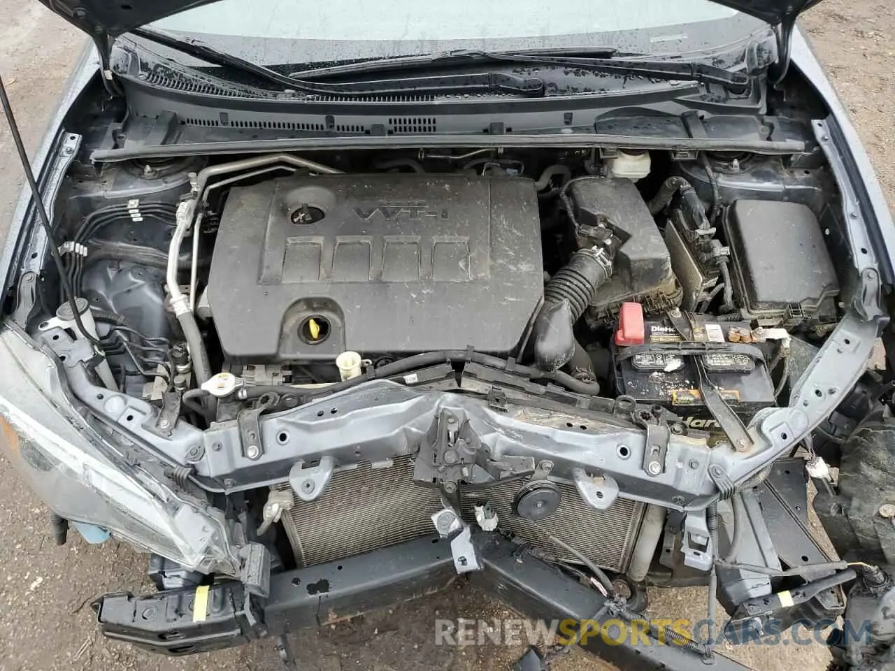 11 fotografías del automóvil dañado 2T1BURHE8KC147693 TOYOTA COROLLA 2019