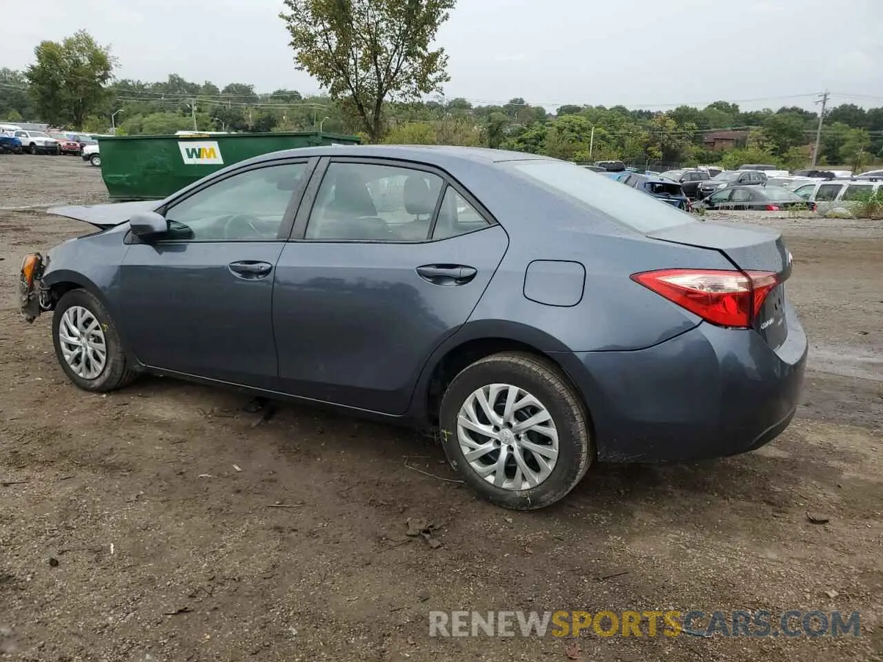 2 fotografías del automóvil dañado 2T1BURHE8KC147693 TOYOTA COROLLA 2019