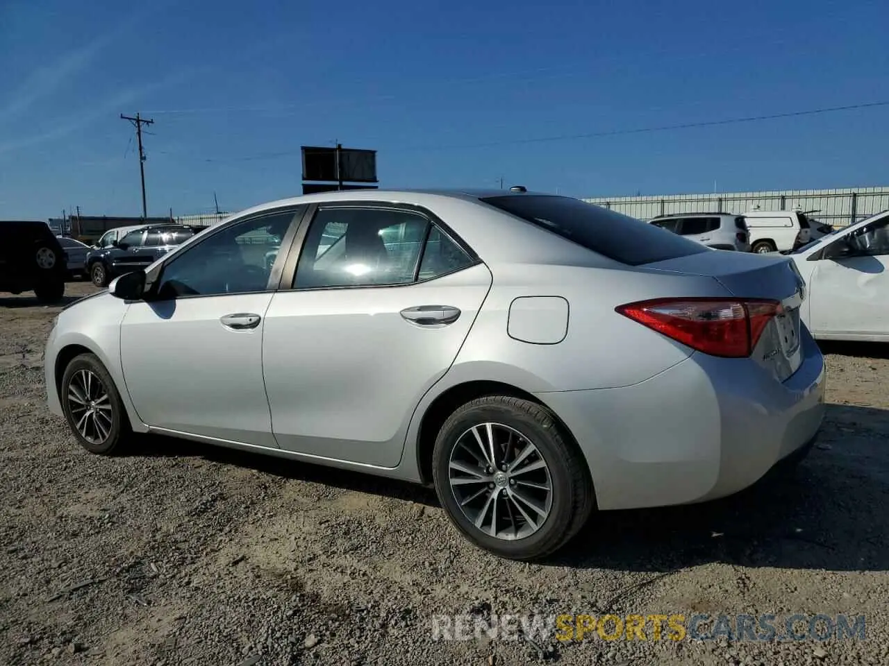 2 fotografías del automóvil dañado 2T1BURHE8KC149041 TOYOTA COROLLA 2019