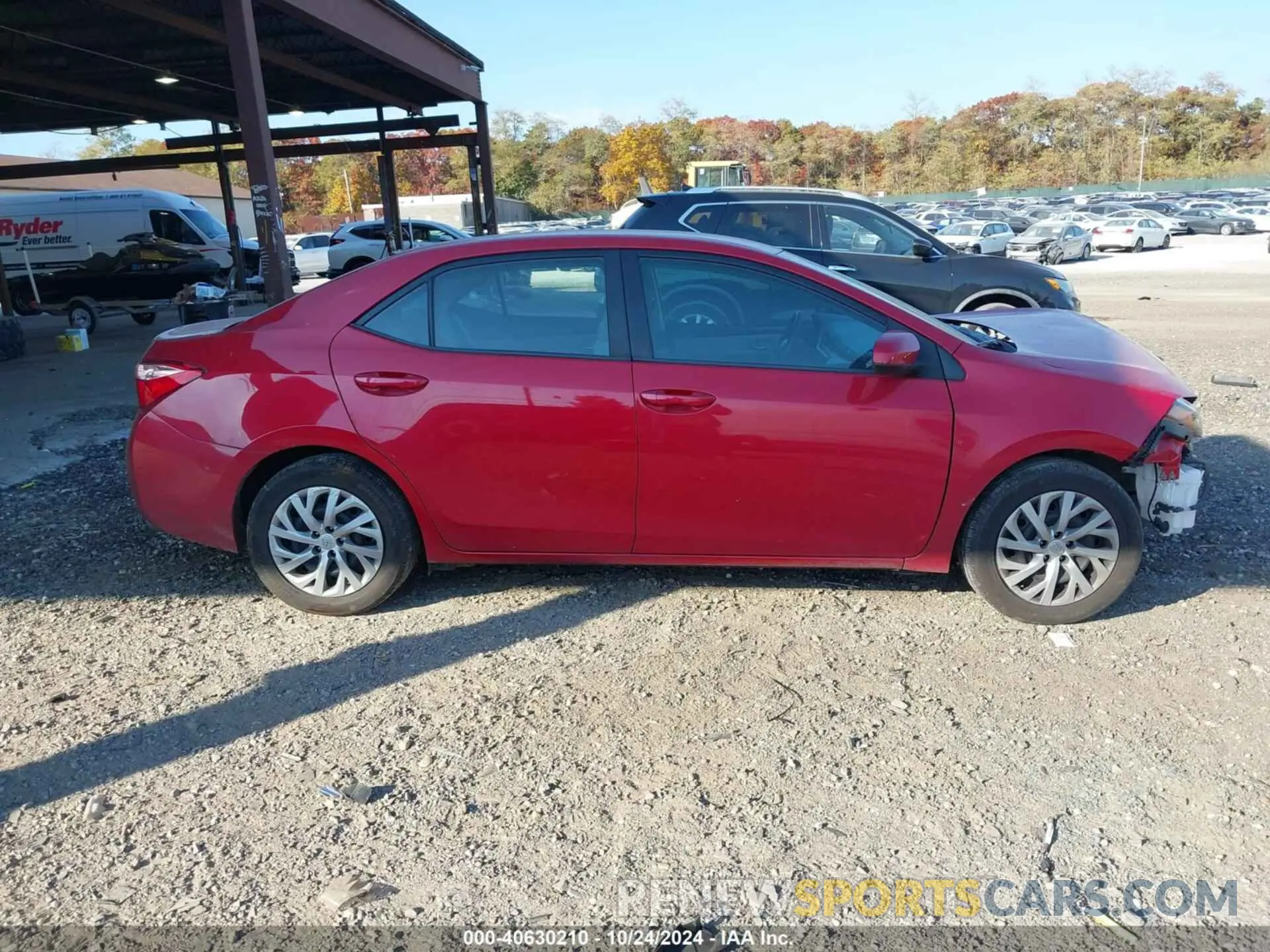 14 fotografías del automóvil dañado 2T1BURHE8KC154952 TOYOTA COROLLA 2019