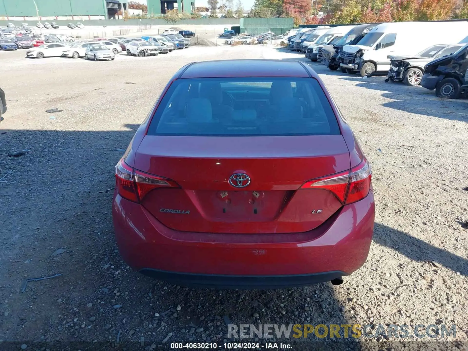 17 fotografías del automóvil dañado 2T1BURHE8KC154952 TOYOTA COROLLA 2019