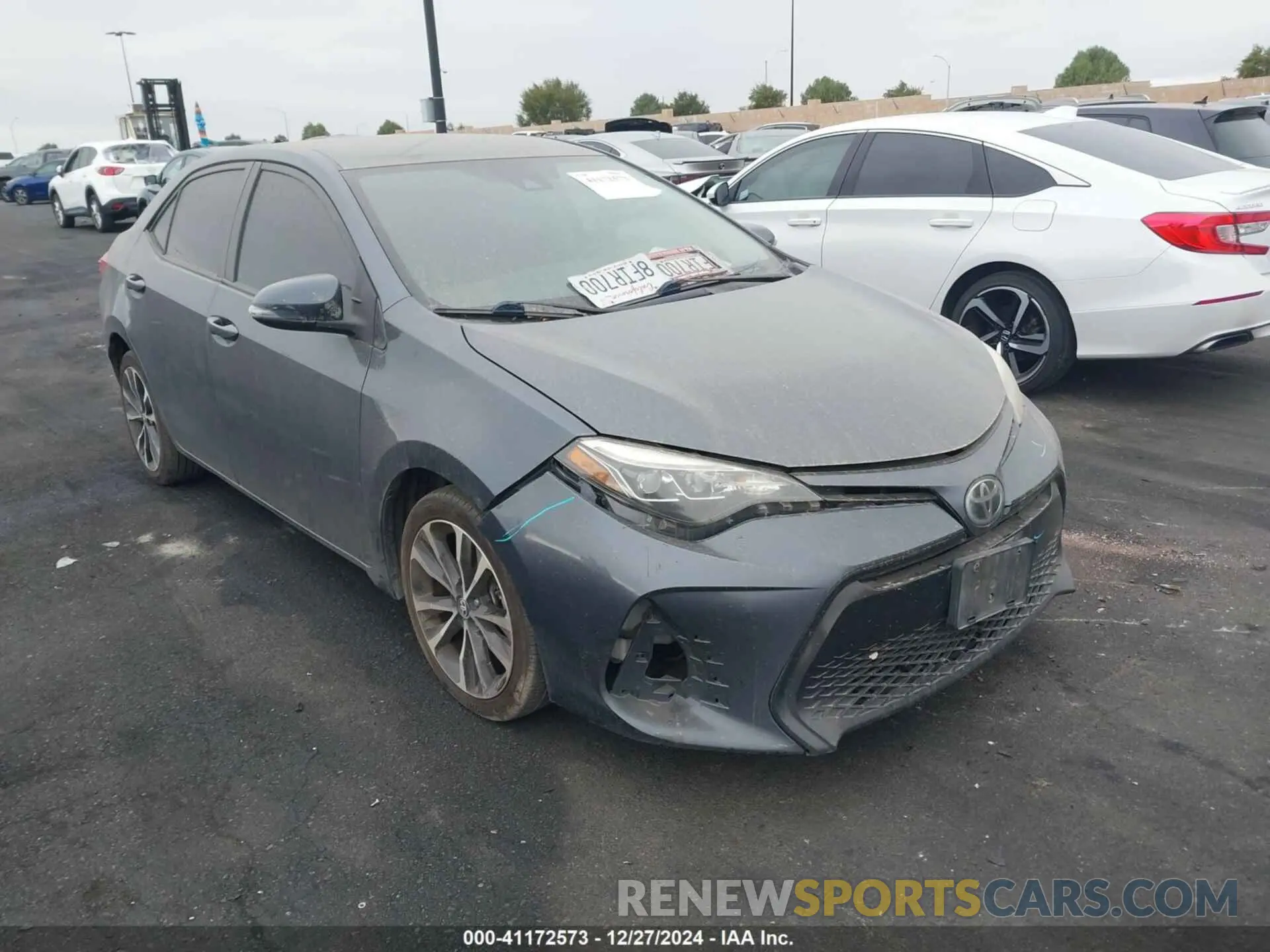 1 fotografías del automóvil dañado 2T1BURHE8KC156068 TOYOTA COROLLA 2019