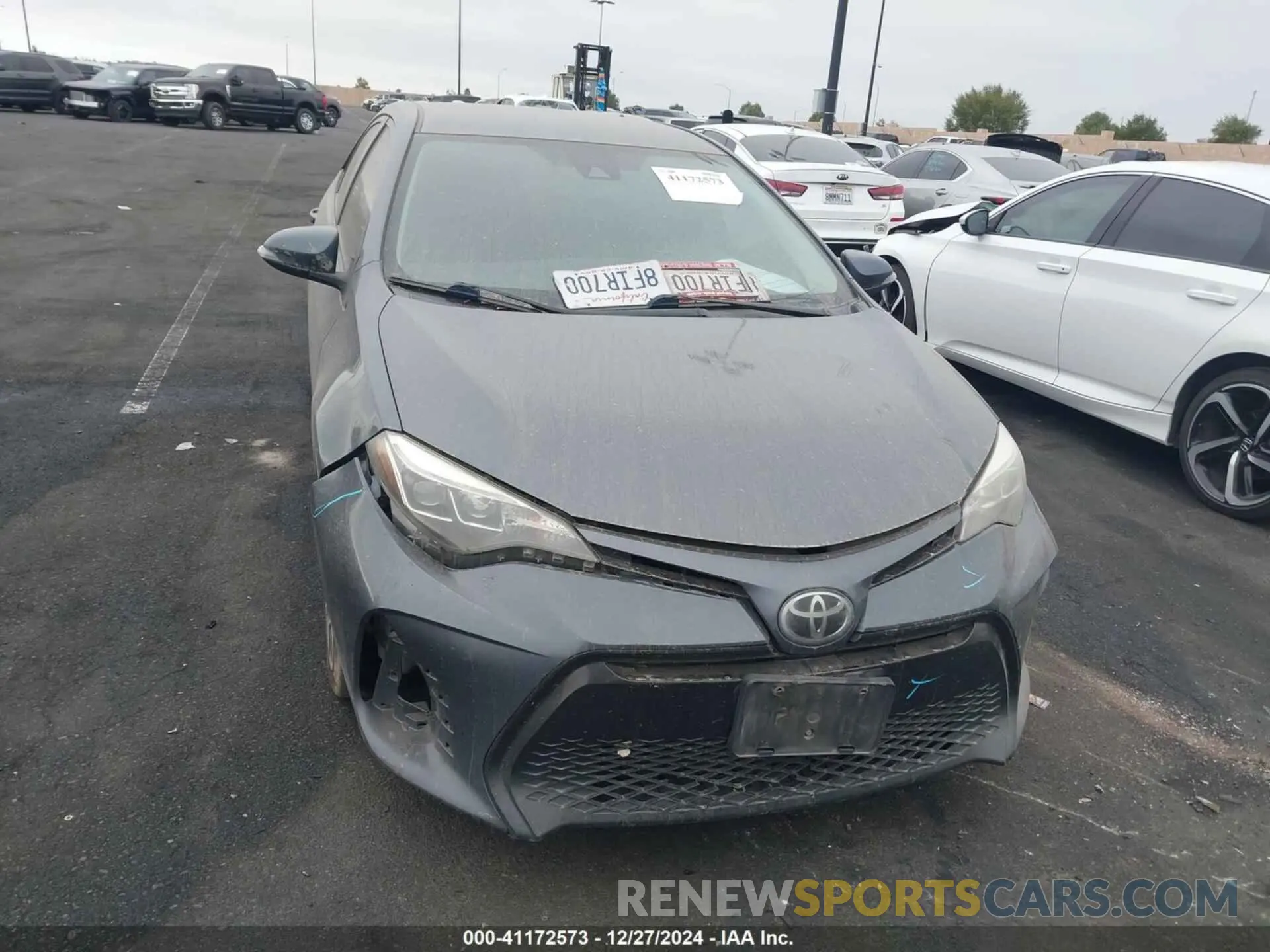 12 fotografías del automóvil dañado 2T1BURHE8KC156068 TOYOTA COROLLA 2019