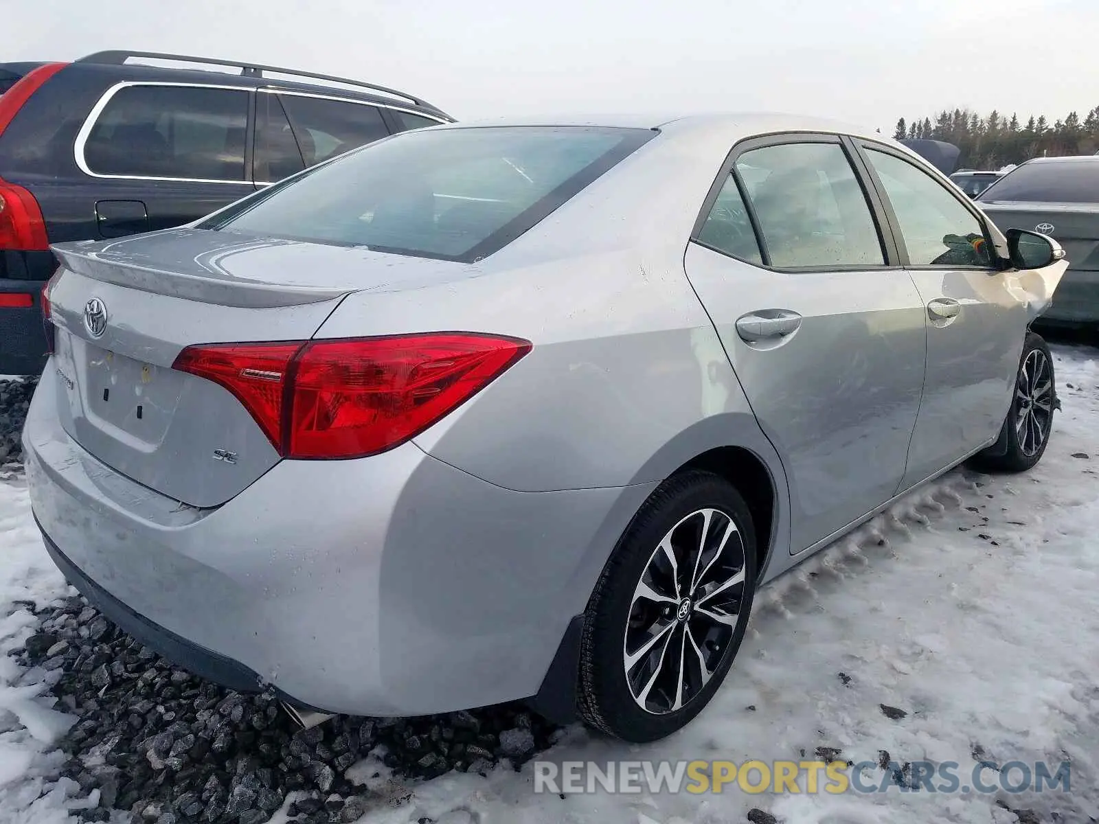 4 fotografías del automóvil dañado 2T1BURHE8KC160685 TOYOTA COROLLA 2019