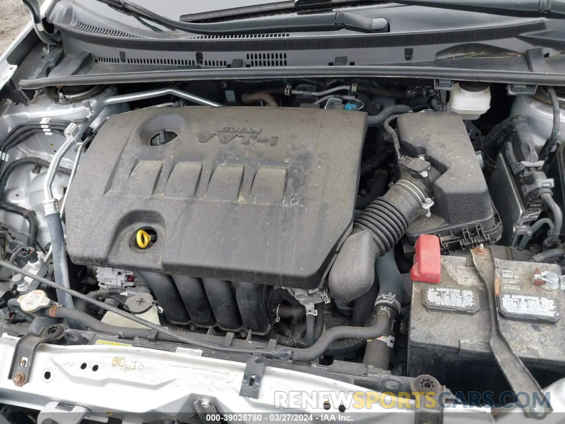10 fotografías del automóvil dañado 2T1BURHE8KC171833 TOYOTA COROLLA 2019