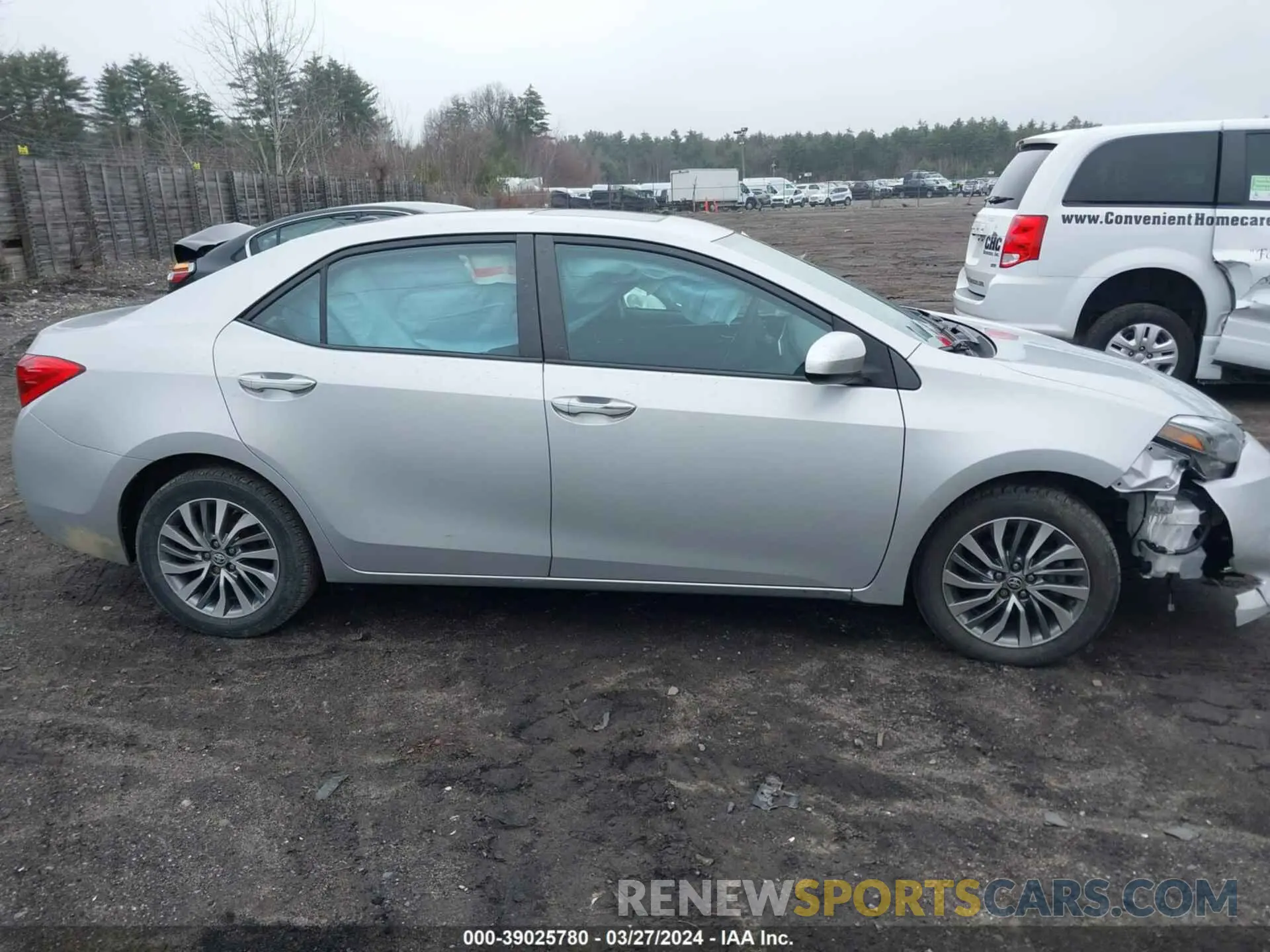 13 fotografías del automóvil dañado 2T1BURHE8KC171833 TOYOTA COROLLA 2019