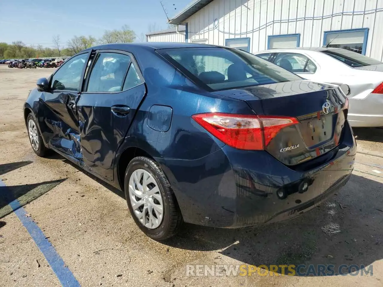 2 fotografías del automóvil dañado 2T1BURHE8KC175137 TOYOTA COROLLA 2019