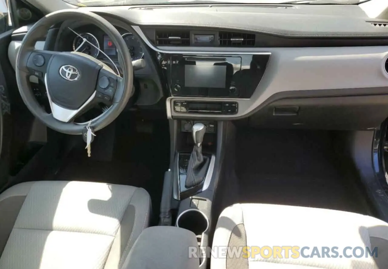 8 fotografías del automóvil dañado 2T1BURHE8KC175137 TOYOTA COROLLA 2019