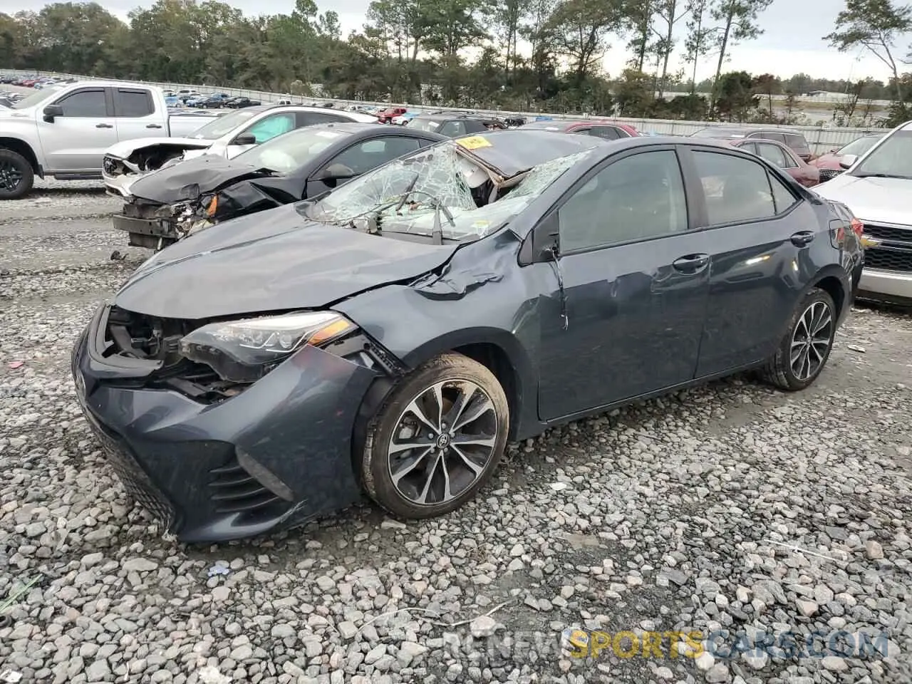 1 fotografías del automóvil dañado 2T1BURHE8KC179897 TOYOTA COROLLA 2019
