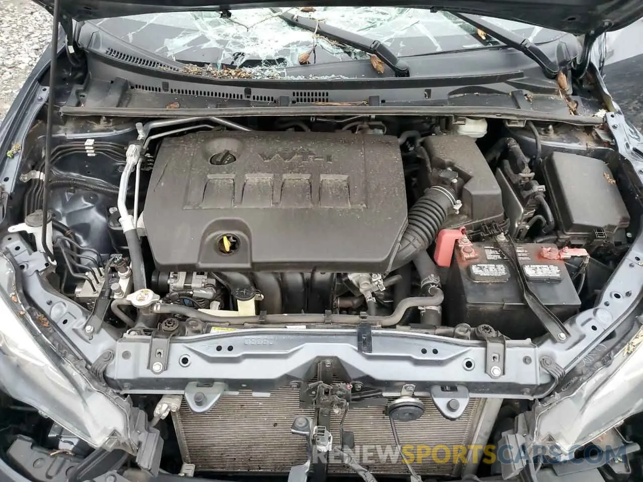 11 fotografías del automóvil dañado 2T1BURHE8KC179897 TOYOTA COROLLA 2019