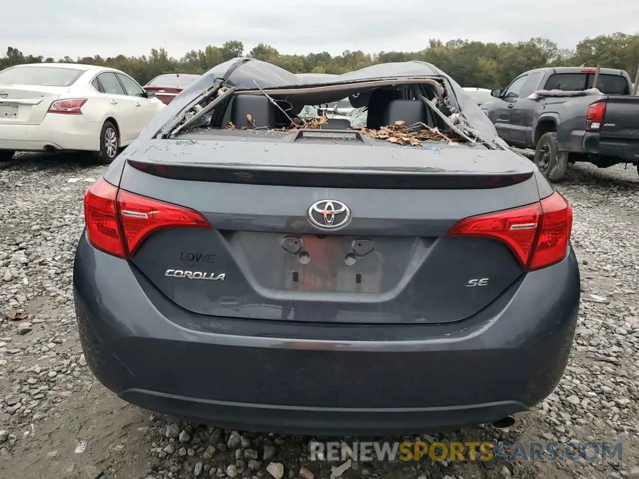 6 fotografías del automóvil dañado 2T1BURHE8KC179897 TOYOTA COROLLA 2019