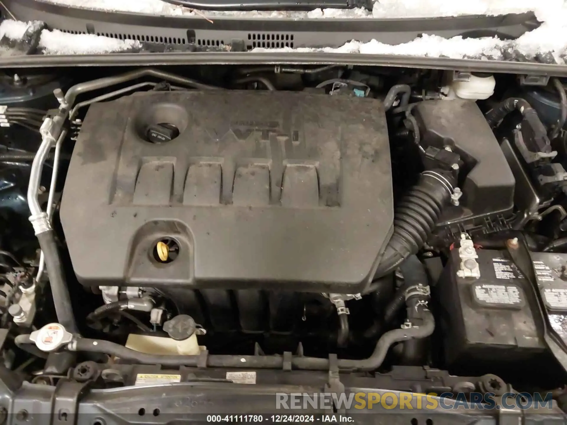 10 fotografías del automóvil dañado 2T1BURHE8KC184470 TOYOTA COROLLA 2019